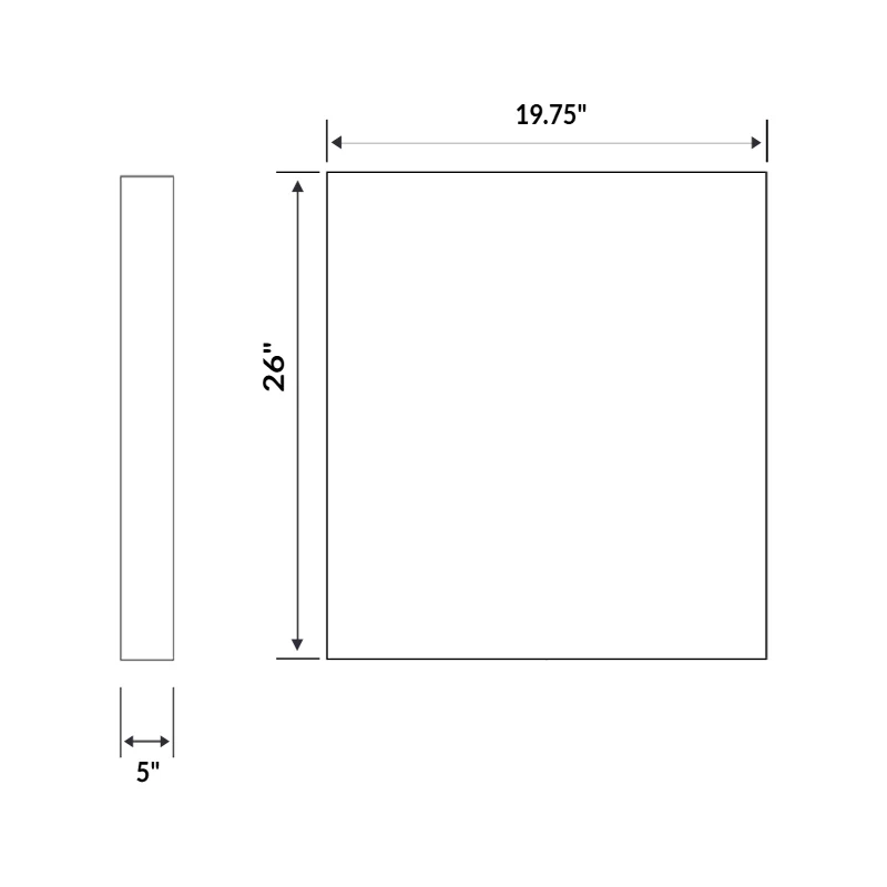 20 W x 26 H Mirrored  Medicine Cabinet LMC1-20 - Image 4