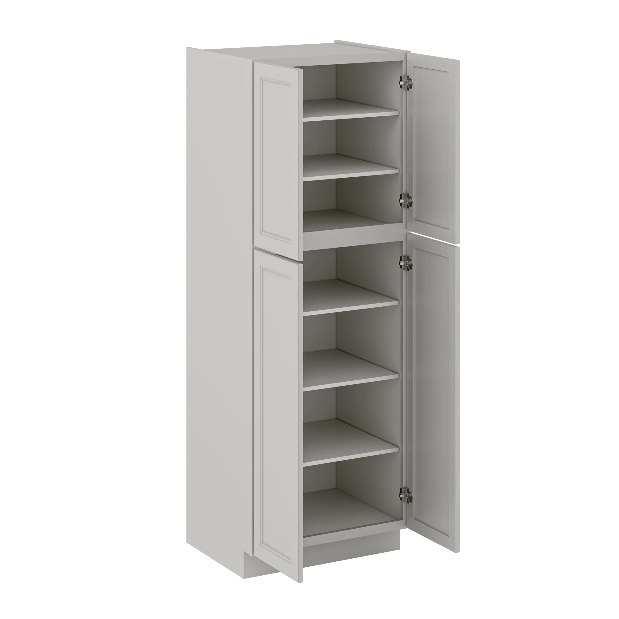30”W x 84”H x 24”D Utility Kitchen Cabinet - Milan Pearl - Image 4