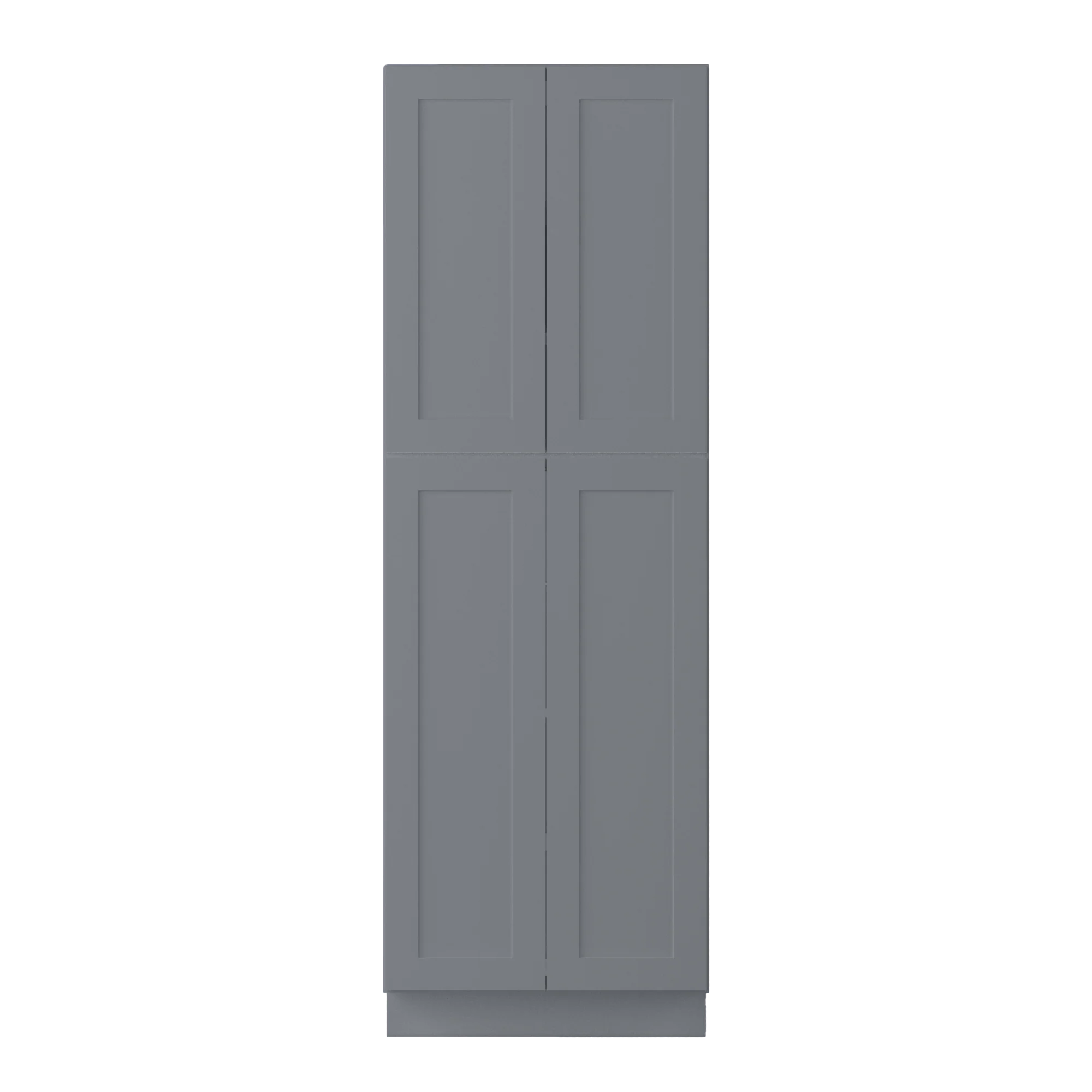 Utility Kitchen Cabinet U3090 Colonial Gray LessCare 30 in. width 90 in. height 24 in. depth - Image 3