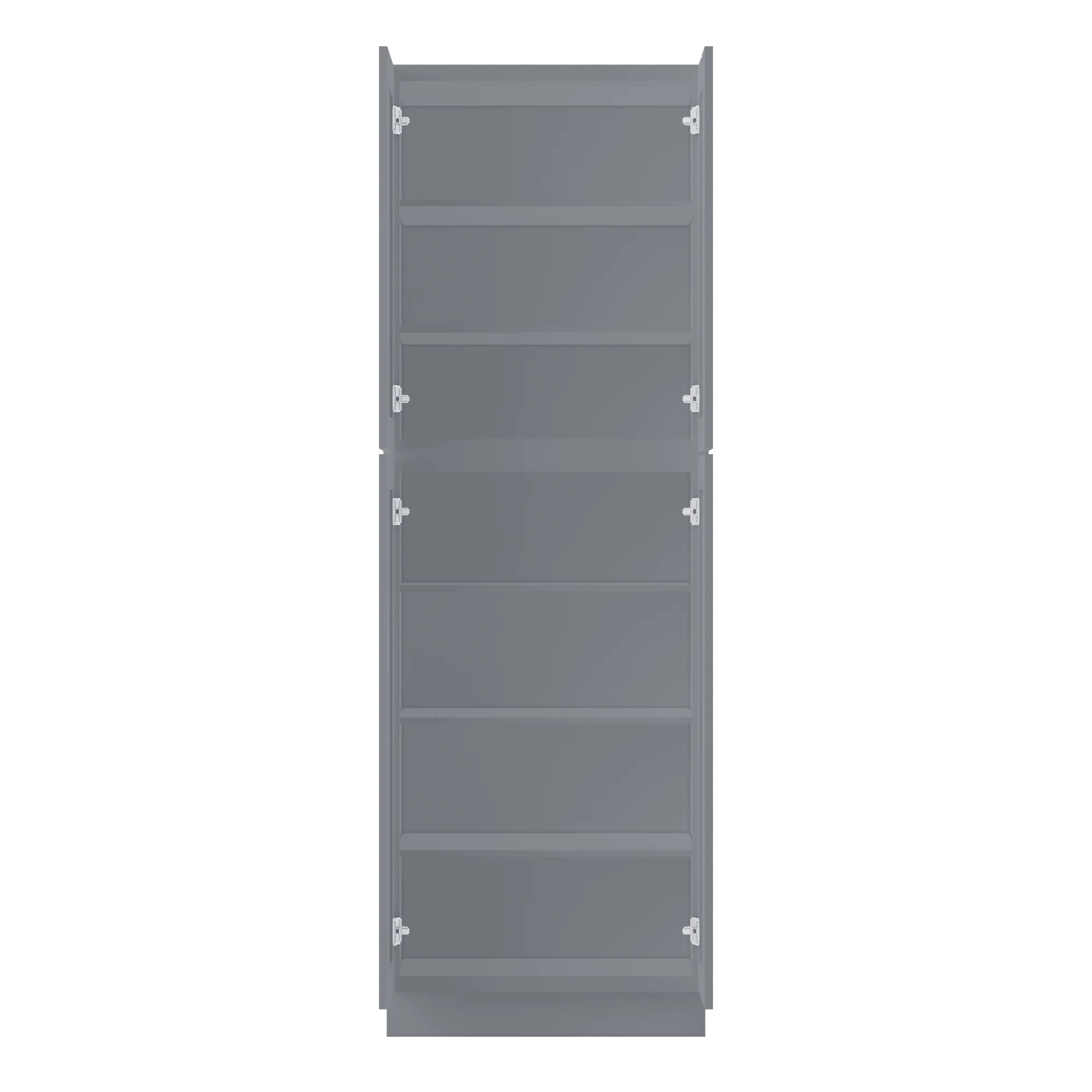 Utility Kitchen Cabinet U3090 Colonial Gray LessCare 30 in. width 90 in. height 24 in. depth - Image 5