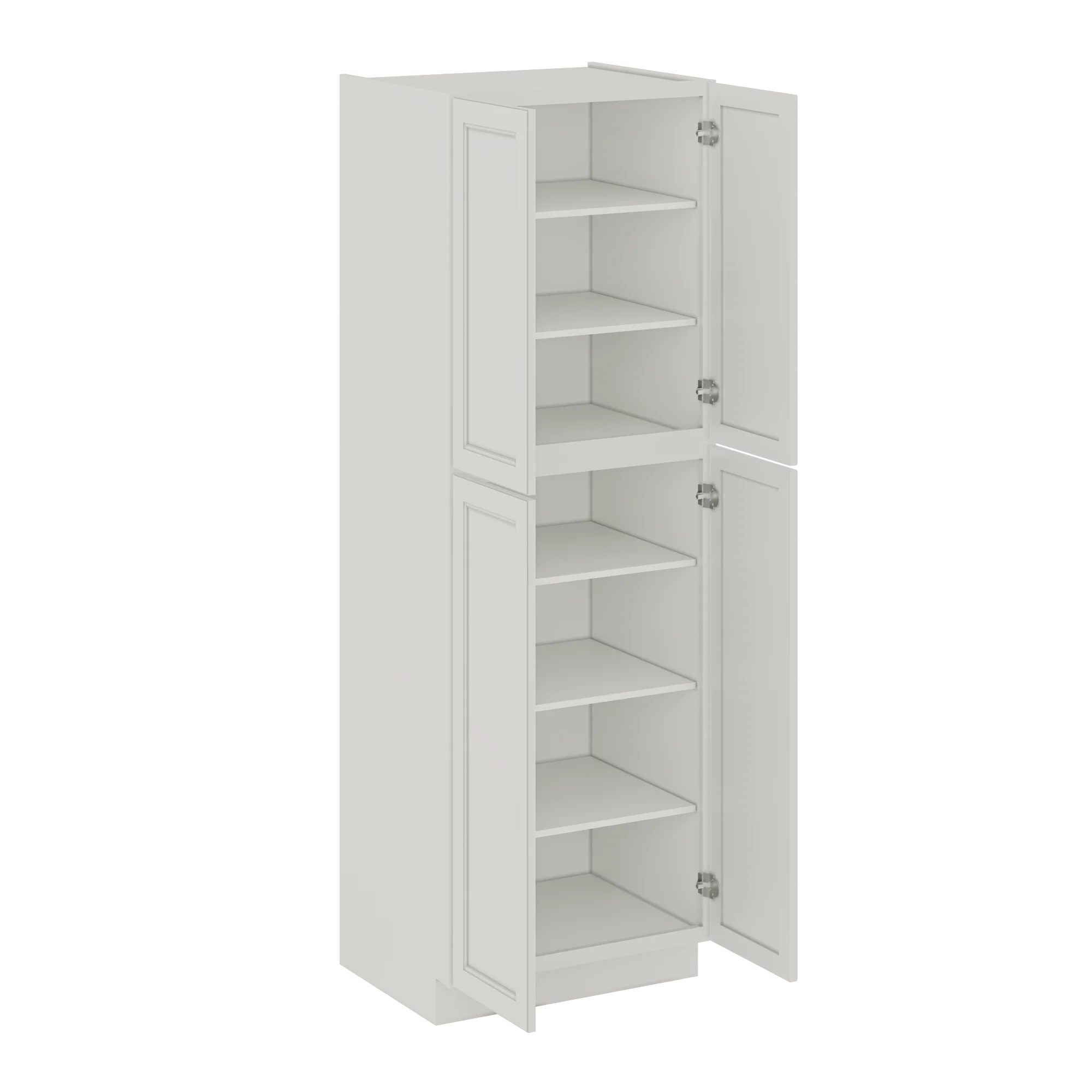 30”W x 90”H x 24”D Utility Kitchen Cabinet - Milan Pearl - Image 2