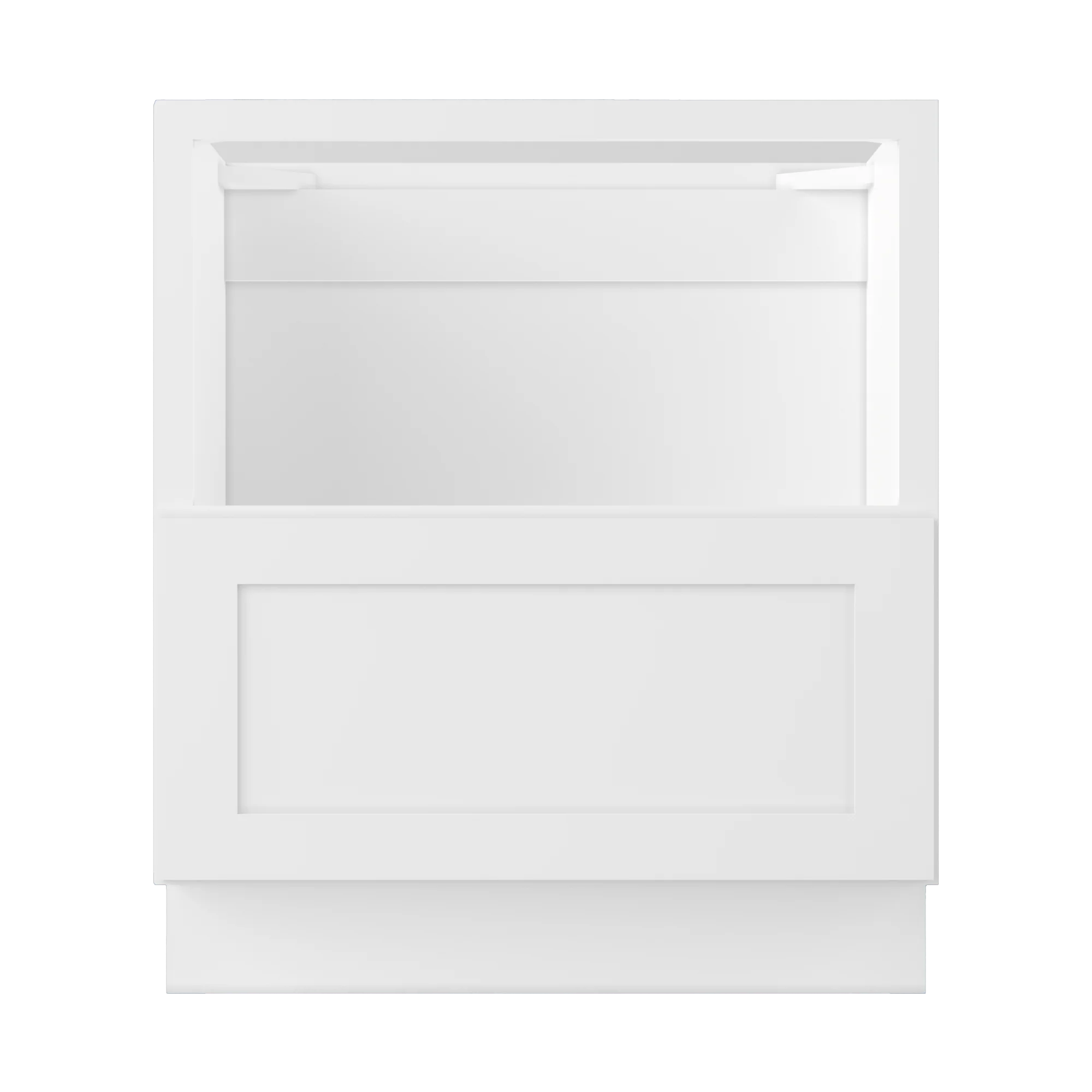 Base microwave cabinet with one drawer BMC30 Alpina White LessCare 30 in. width 34.5 in. height 24 in. depth - Image 3