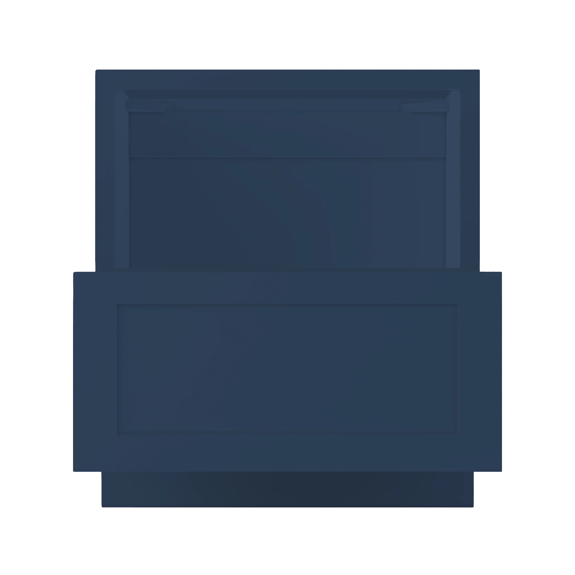 Base microwave cabinet with one drawer BMC30 Danbury Blue LessCare 30 in. width 34.5 in. height 24 in. depth - Image 5