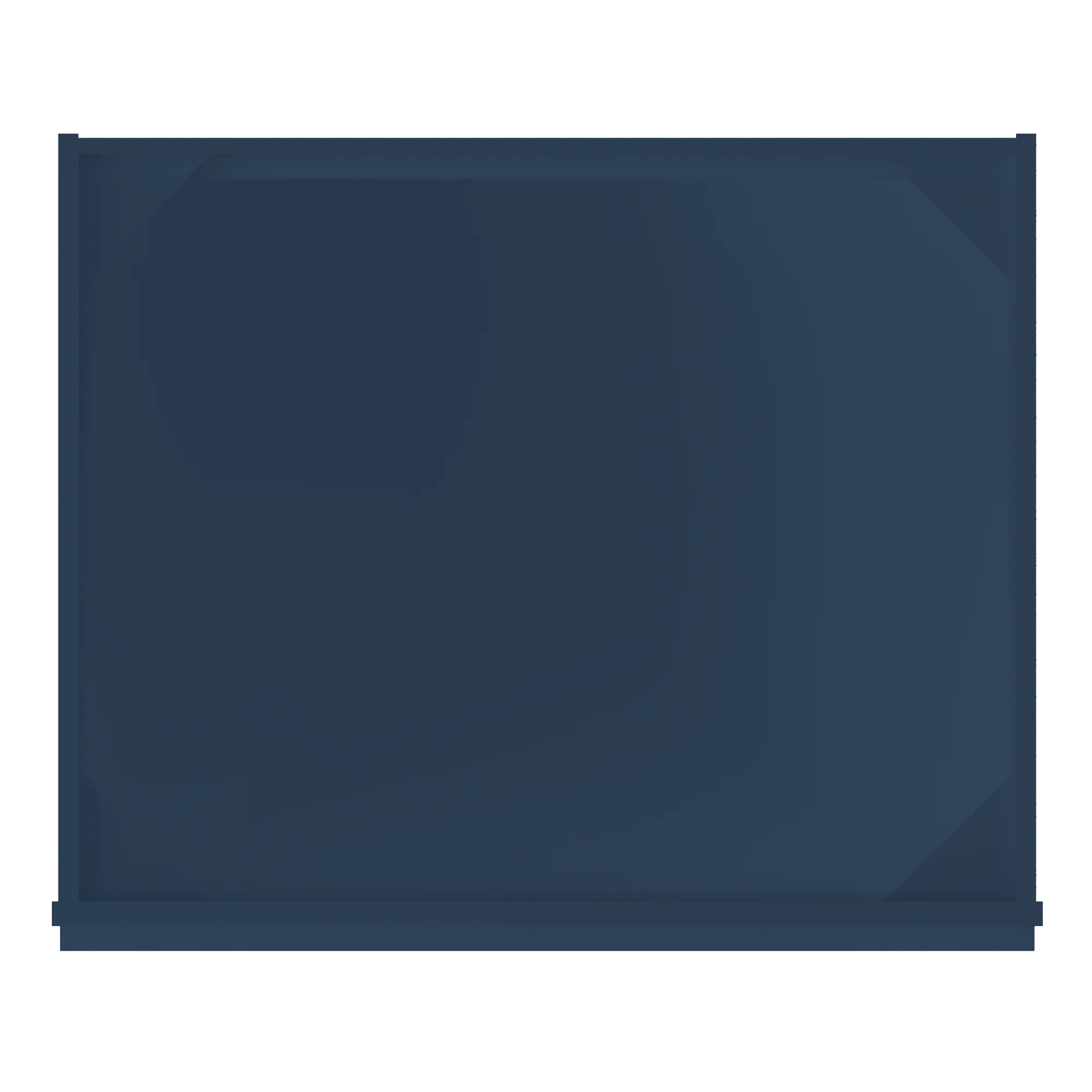 Base microwave cabinet with one drawer BMC30 Danbury Blue LessCare 30 in. width 34.5 in. height 24 in. depth - Image 6