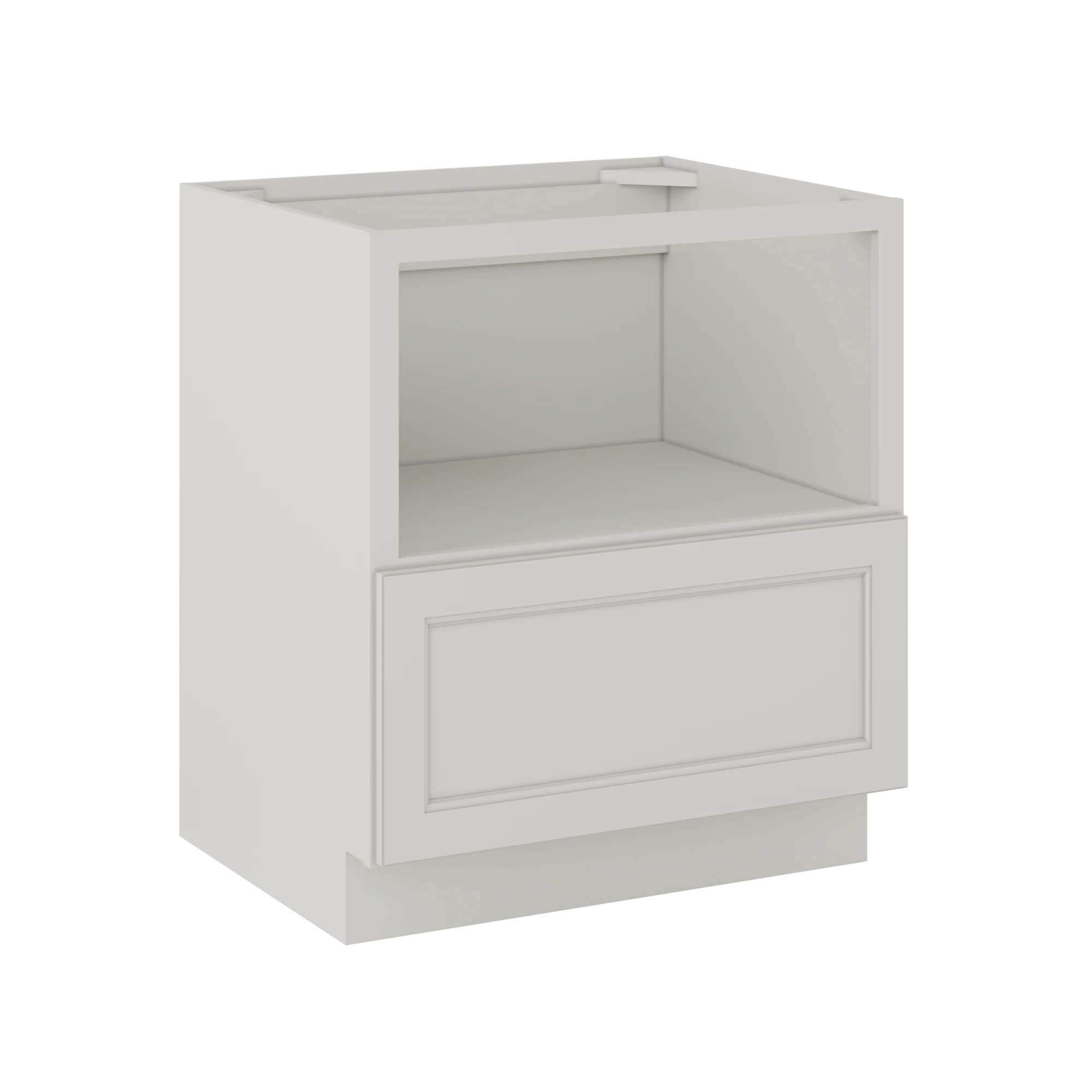 Base microwave cabinet with one drawer BMC30 Milan Pearl LessCare 30 in. width 34.5 in. height 24 in. depth - Image 2