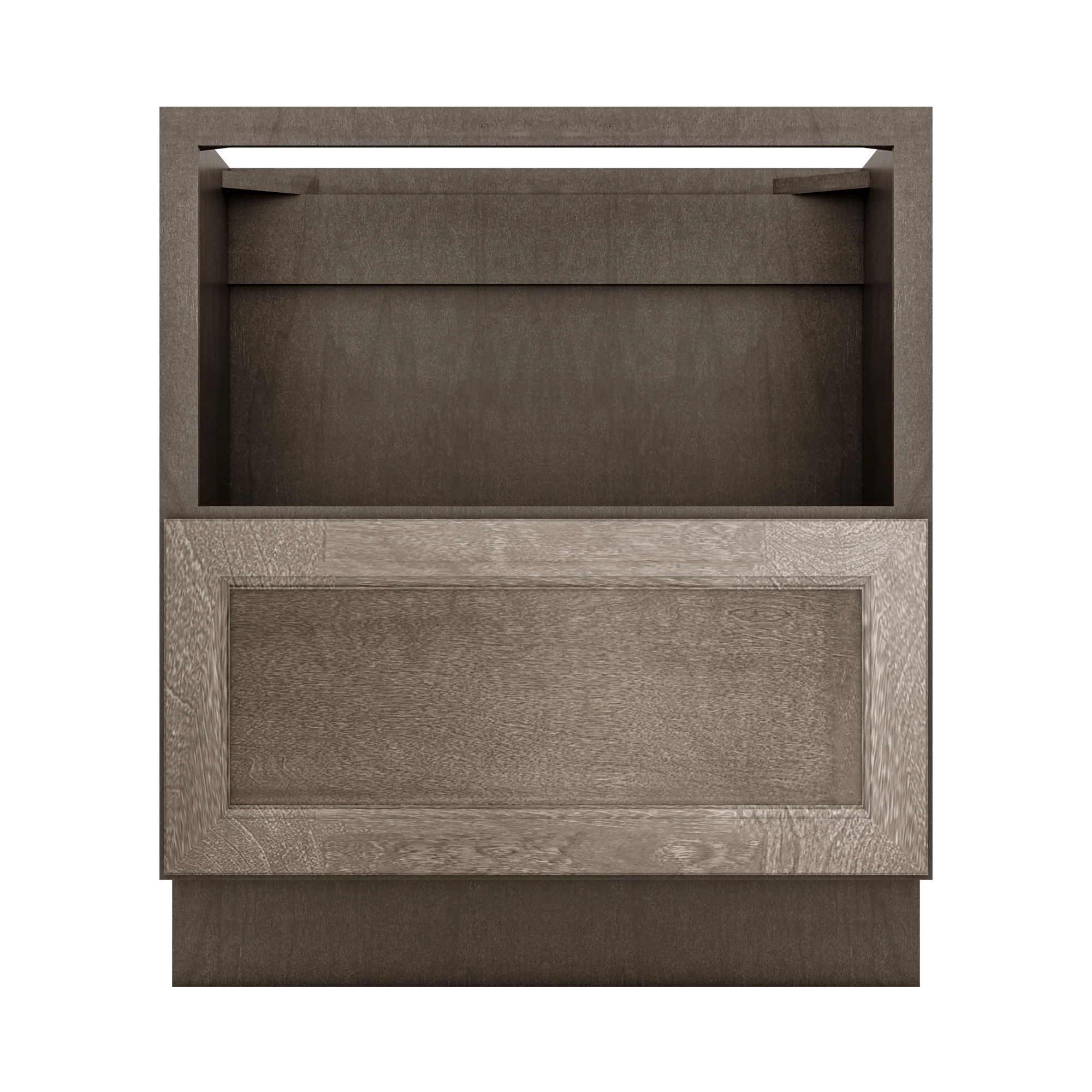 Base microwave cabinet with one drawer BMC30 Milan Slate LessCare 30 in. width 34.5 in. height 24 in. depth - Image 3