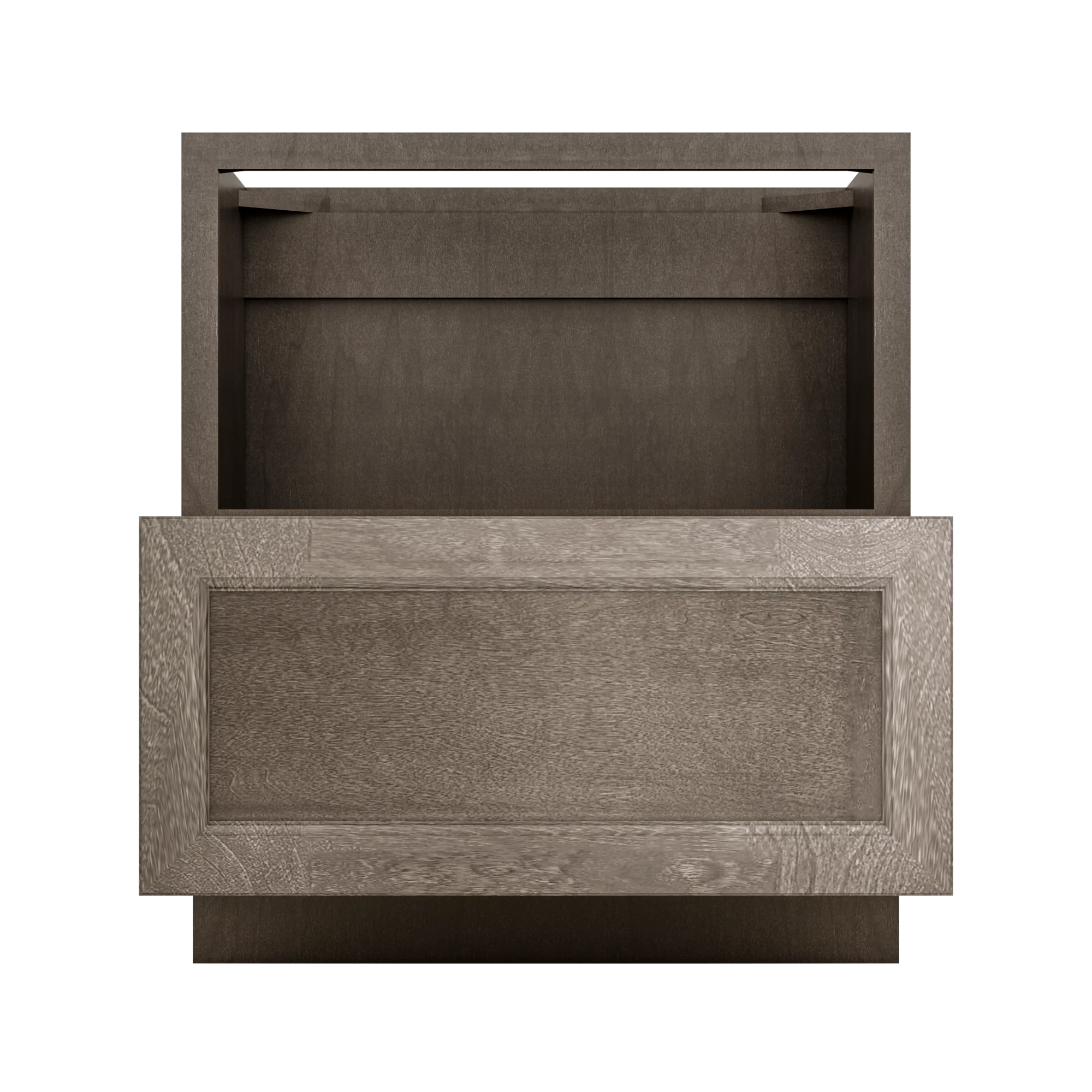 Base microwave cabinet with one drawer BMC30 Milan Slate LessCare 30 in. width 34.5 in. height 24 in. depth - Image 5