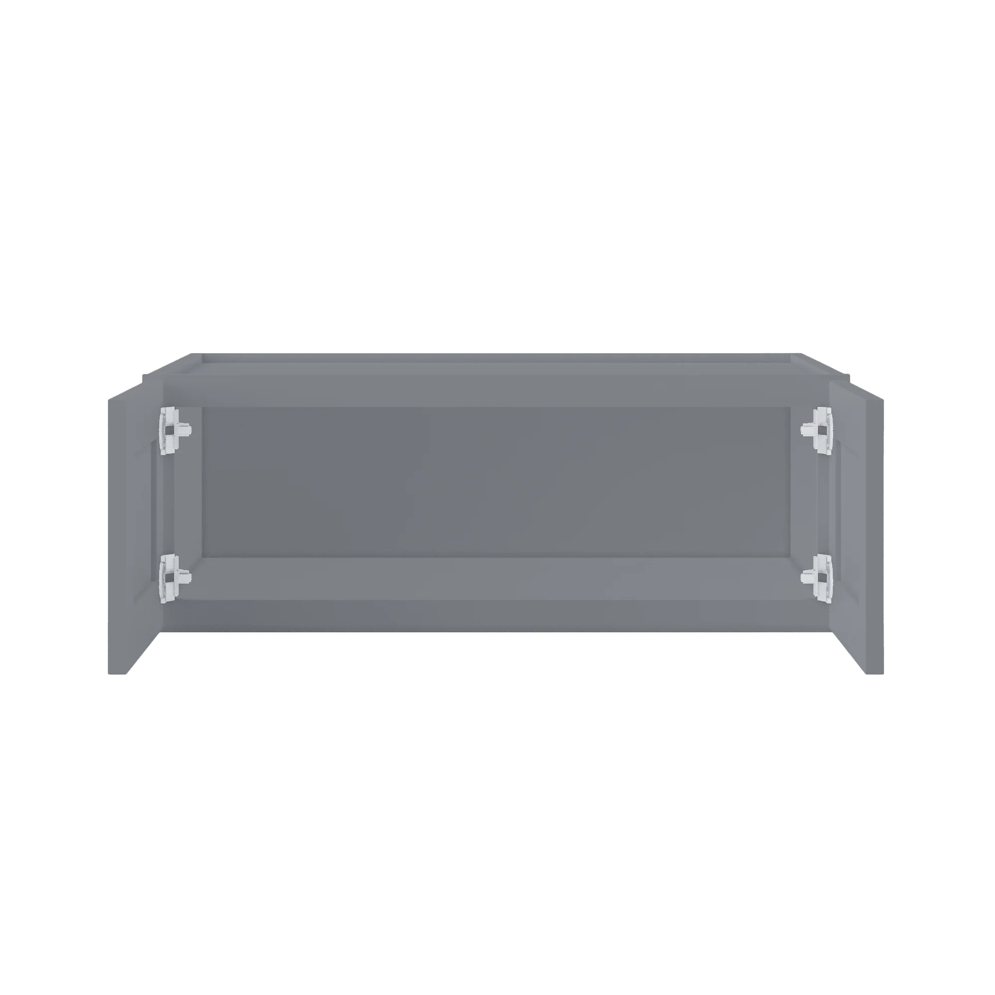 Wall Kitchen Cabinet W331224 Colonial Gray LessCare 33 in. width 12 in. height 24 in. depth - Image 5