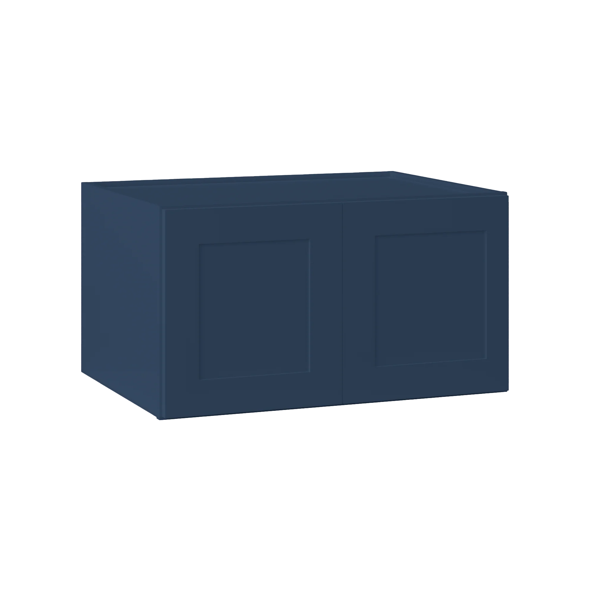 Wall Kitchen Cabinet W331824 Danbury Blue LessCare 33 in. width 18 in. height 24 in. depth - Image 2