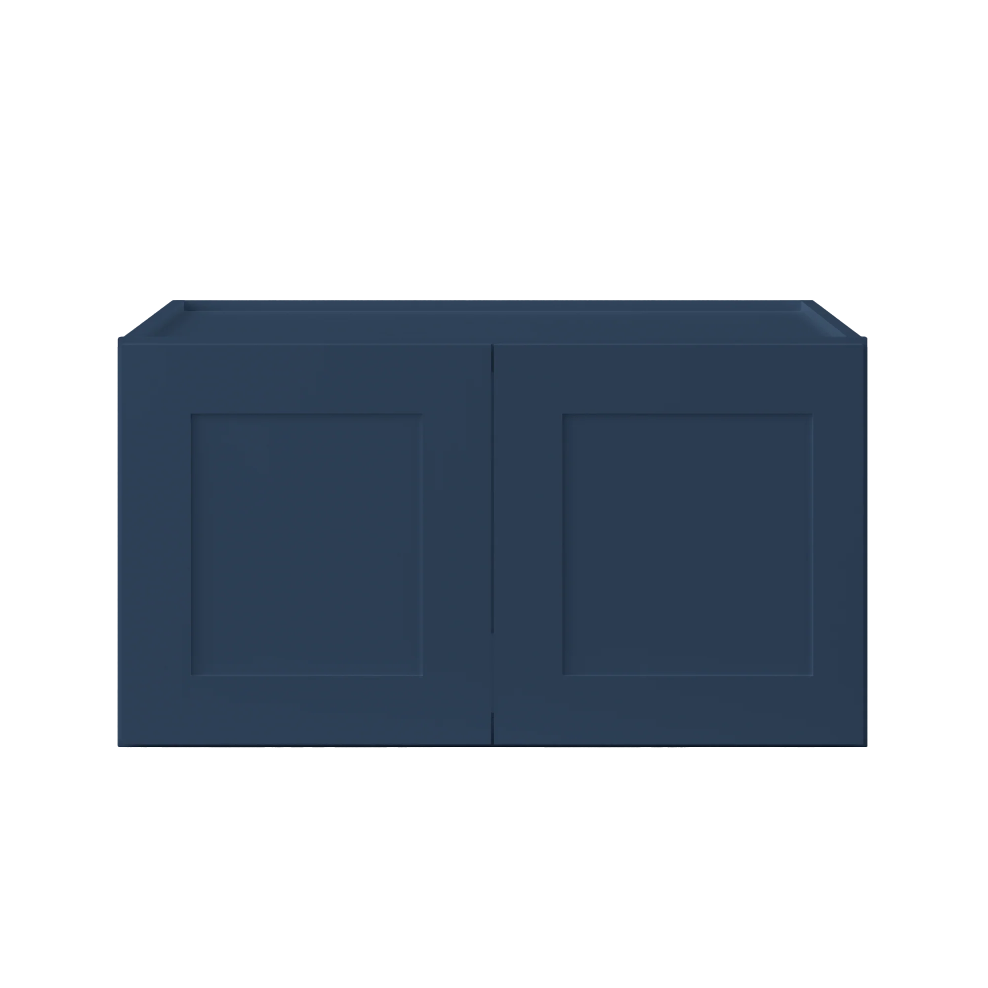 Wall Kitchen Cabinet W331824 Danbury Blue LessCare 33 in. width 18 in. height 24 in. depth - Image 3