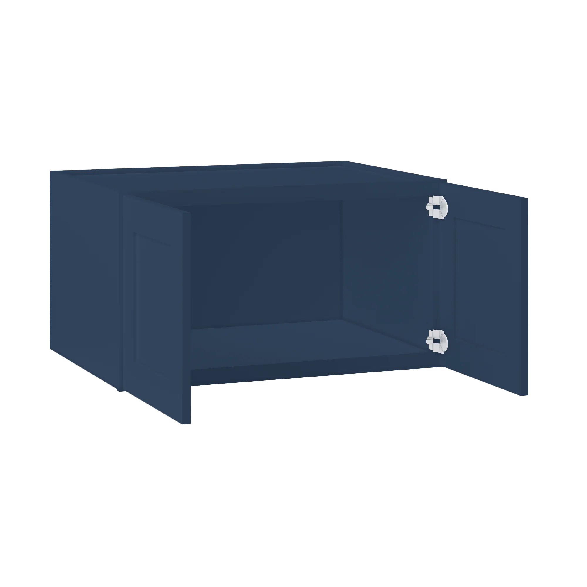 Wall Kitchen Cabinet W331824 Danbury Blue LessCare 33 in. width 18 in. height 24 in. depth - Image 4