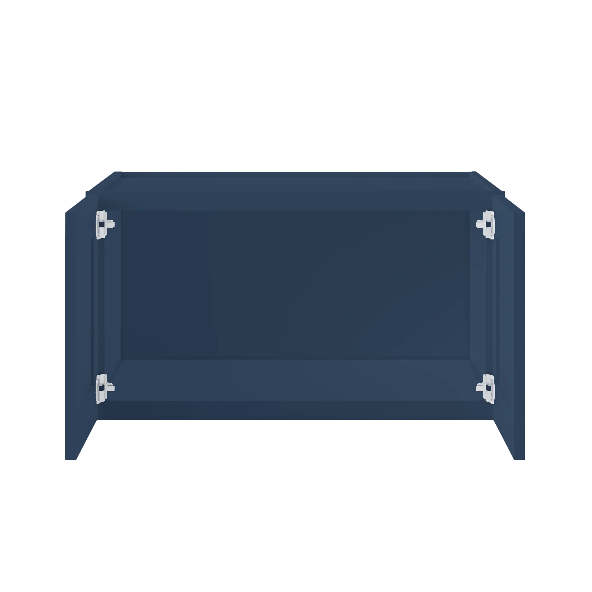 Wall Kitchen Cabinet W331824 Danbury Blue LessCare 33 in. width 18 in. height 24 in. depth - Image 5