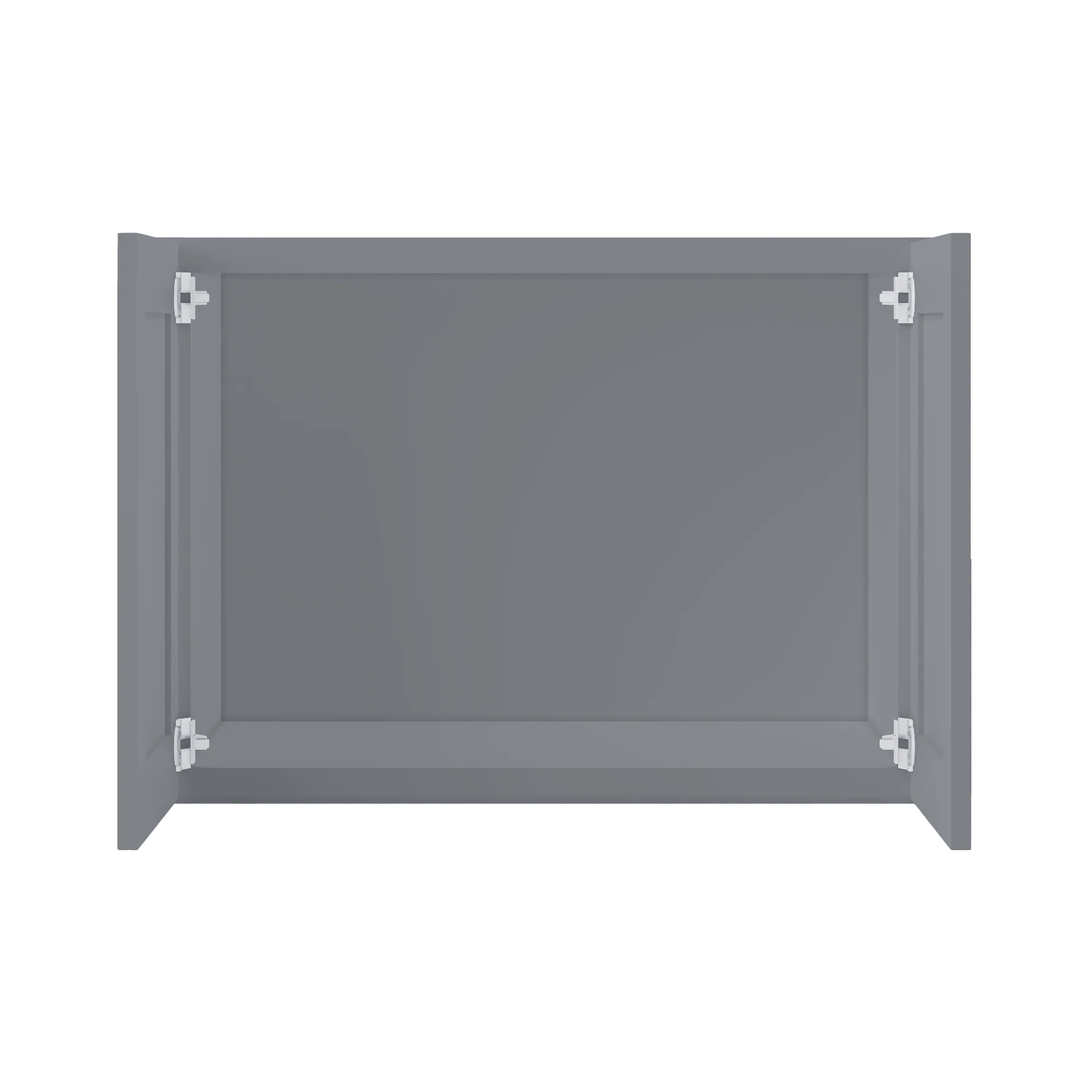 Wall Kitchen Cabinet W332424 Colonial Gray LessCare 33 in. width 24 in. height 24 in. depth - Image 5