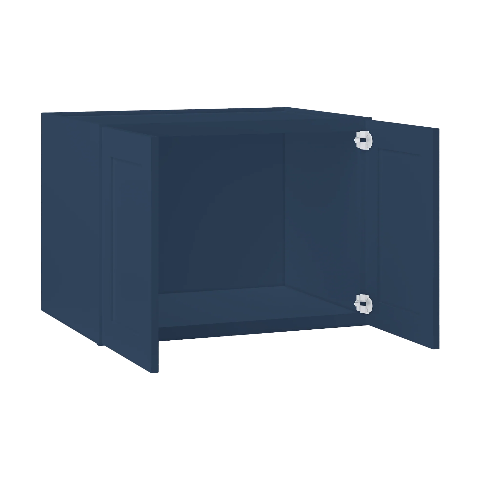 Wall Kitchen Cabinet W332424 Danbury Blue LessCare 33 in. width 24 in. height 24 in. depth - Image 4