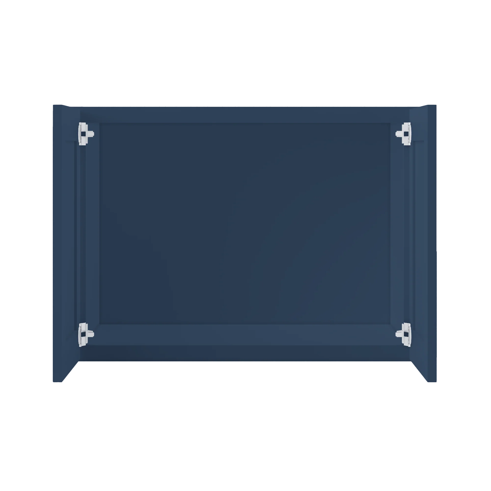 Wall Kitchen Cabinet W332424 Danbury Blue LessCare 33 in. width 24 in. height 24 in. depth - Image 5