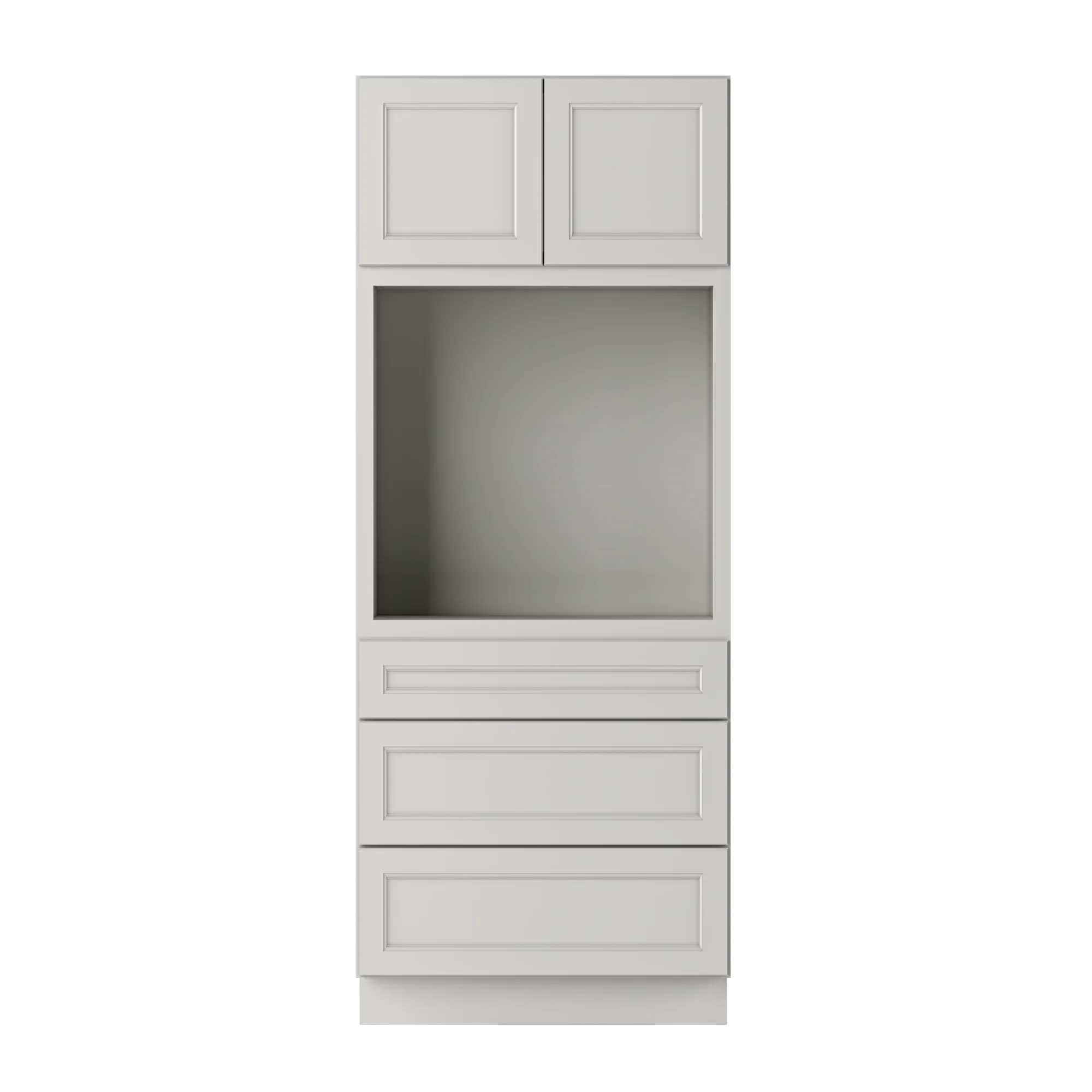 Oven Kitchen Cabinet OC3384 Milan Pearl LessCare 33 in. width 84 in. height 24 in. depth - Image 3
