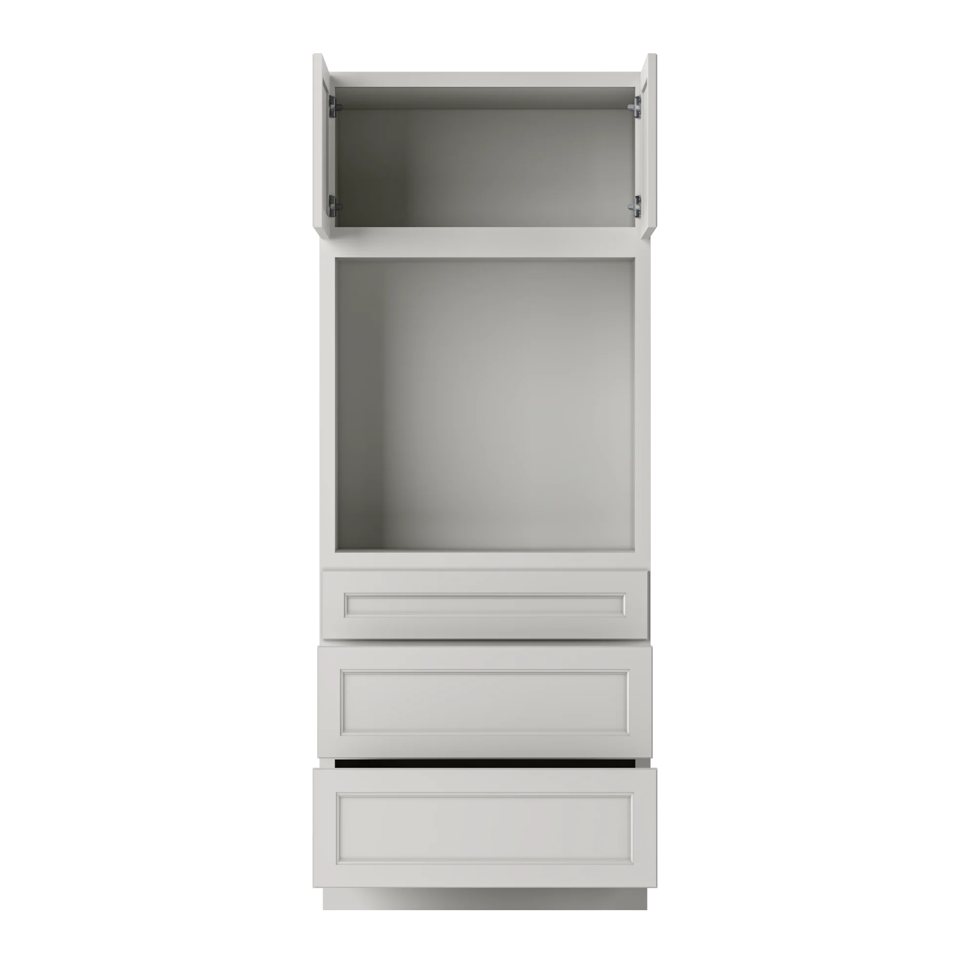 Oven Kitchen Cabinet OC3384 Milan Pearl LessCare 33 in. width 84 in. height 24 in. depth - Image 5