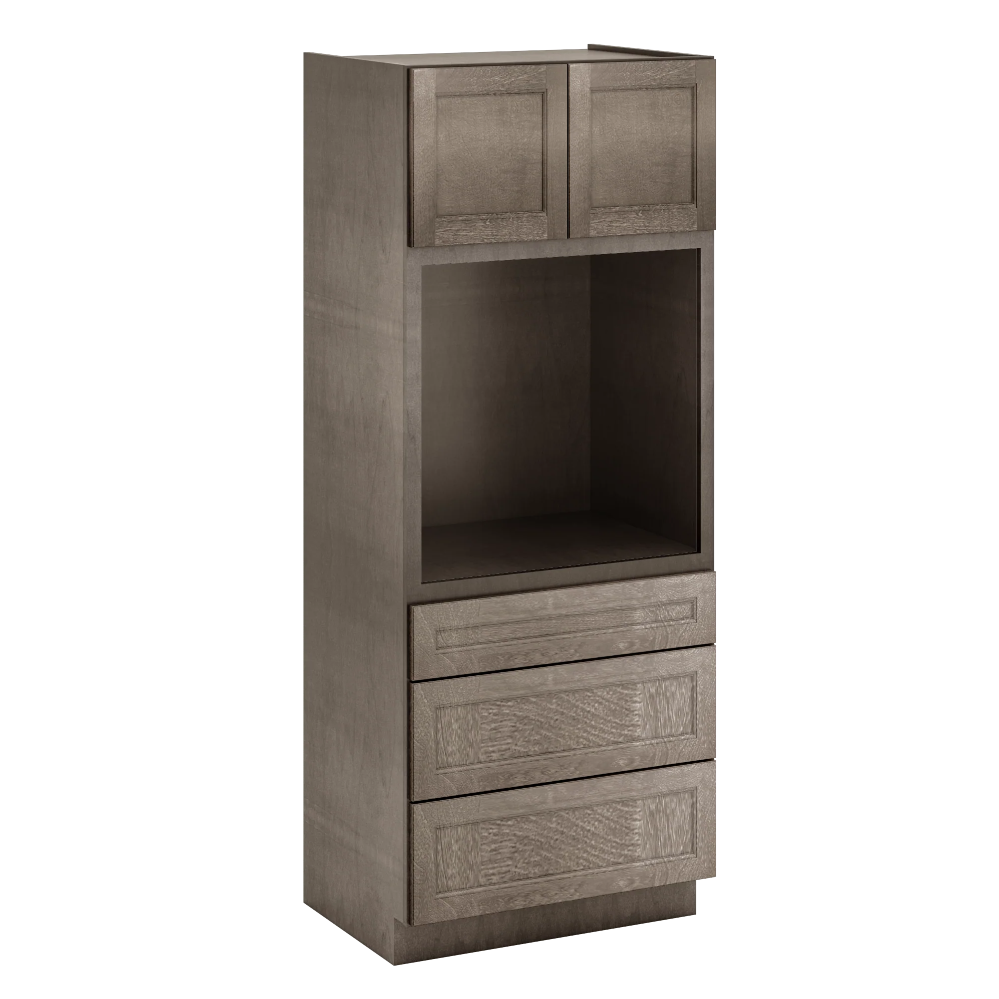 Oven Kitchen Cabinet OC3384 Milan Slate LessCare 33 in. width 84 in. height 24 in. depth - Image 2