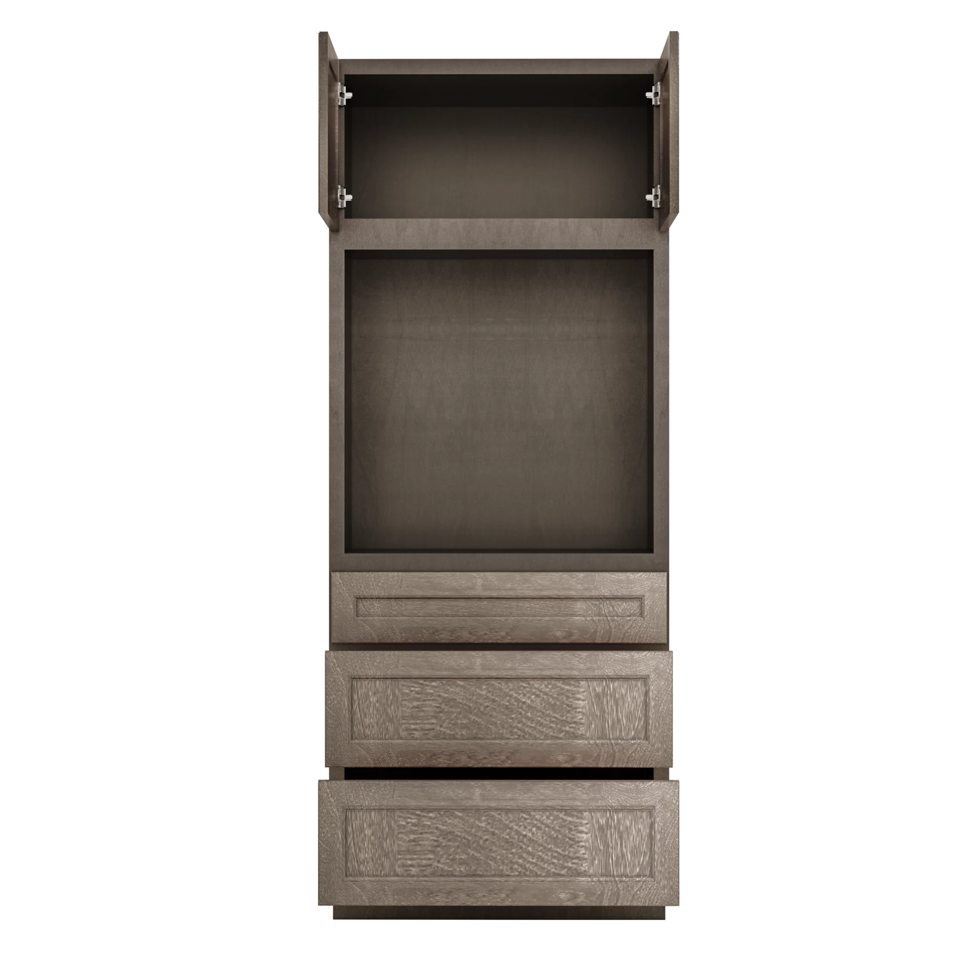 Oven Kitchen Cabinet OC3384 Milan Slate LessCare 33 in. width 84 in. height 24 in. depth - Image 3
