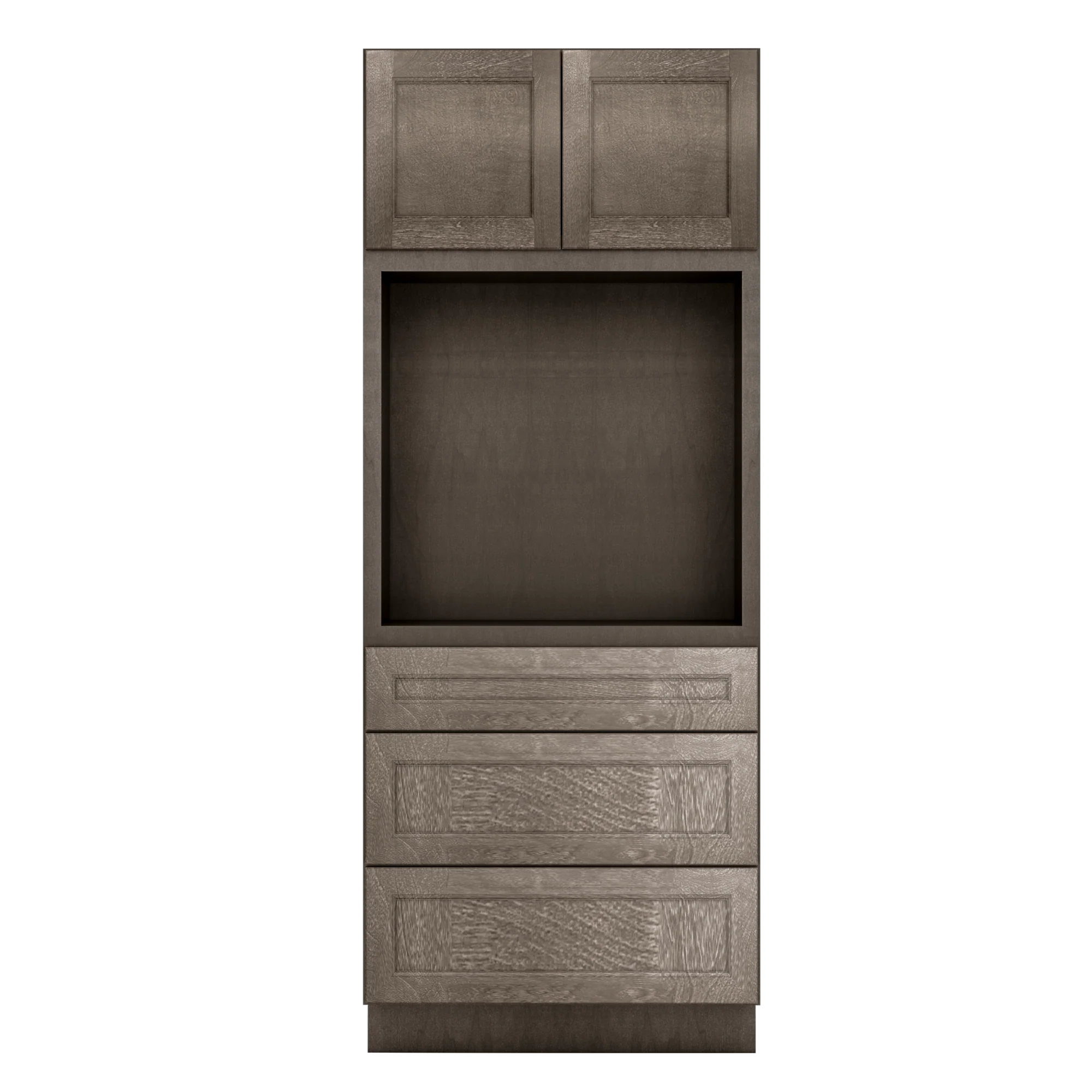 Oven Kitchen Cabinet OC3384 Milan Slate LessCare 33 in. width 84 in. height 24 in. depth - Image 5