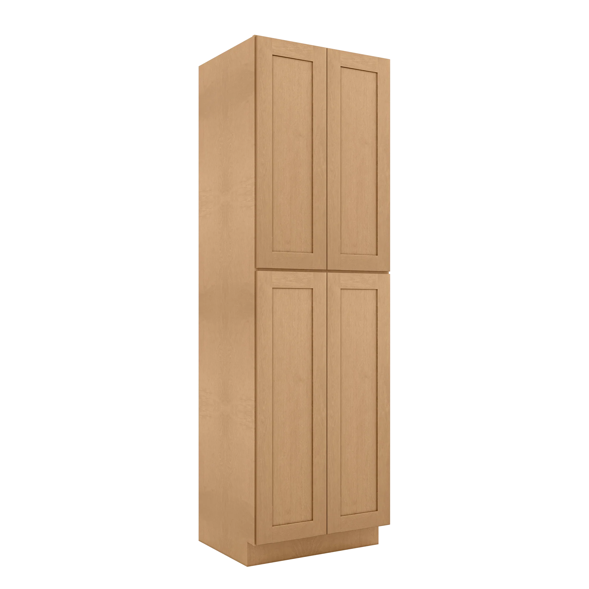 Utility Kitchen Cabinet U3096 Shaker Toffee 30"W x 84"H x 24"D - Image 2
