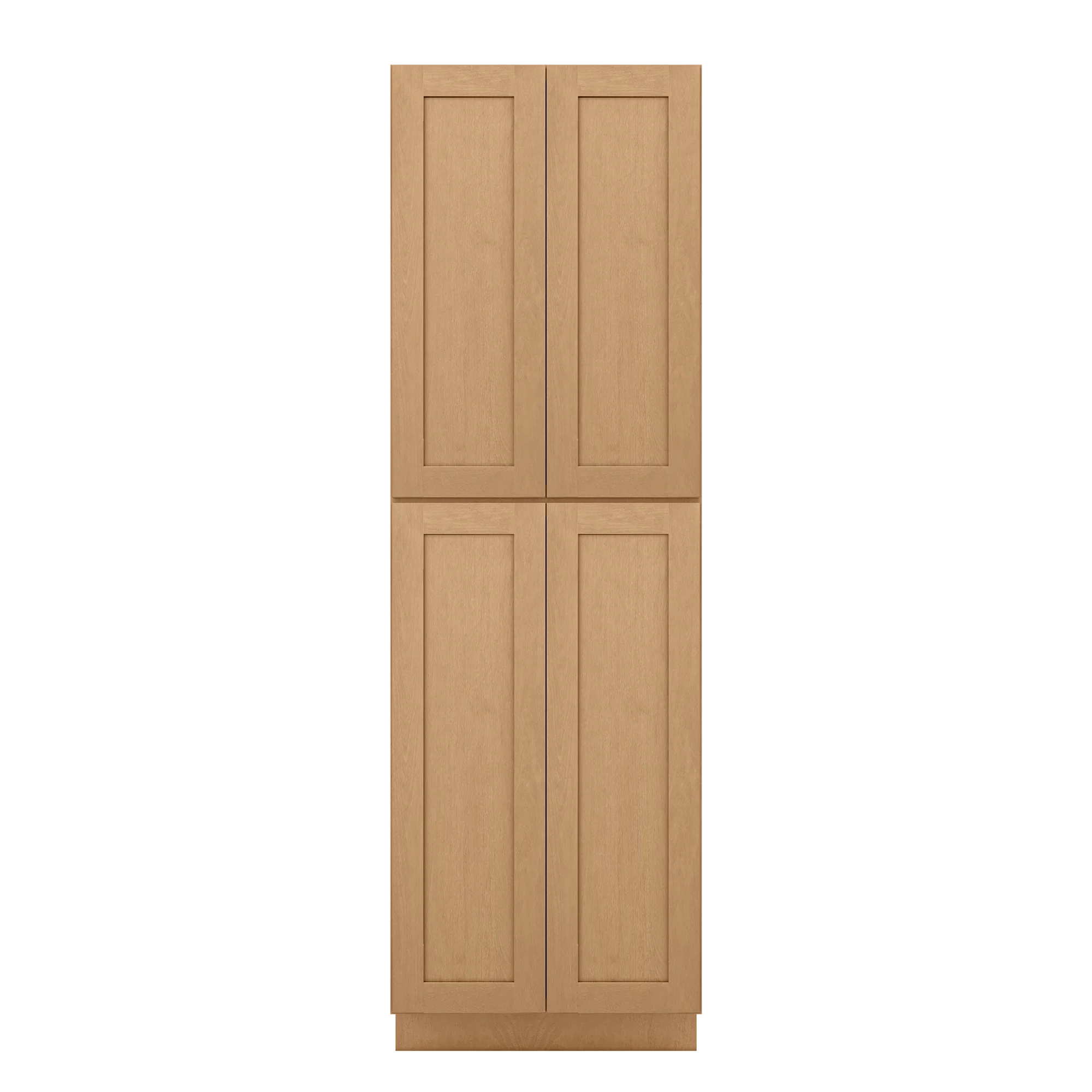 Utility Kitchen Cabinet U3096 Shaker Toffee 30"W x 84"H x 24"D - Image 3