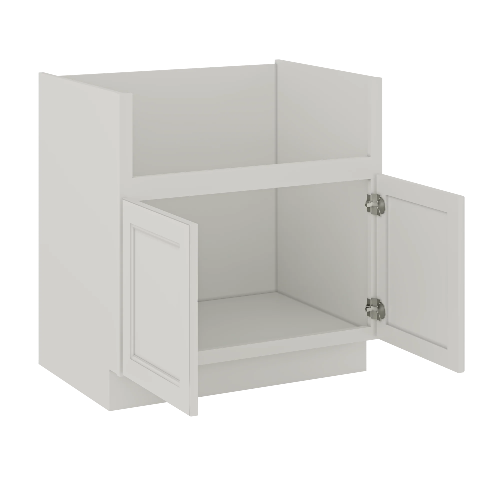 33"W Farmhouse Sink Base Cabinet - Milan Pearl - Image 4
