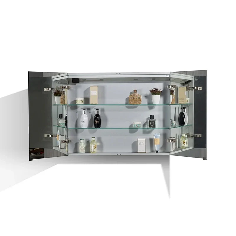 35 1/3 W x 27 1/2 H Mirrored  Medicine Cabinet LMC2-36 - Image 2