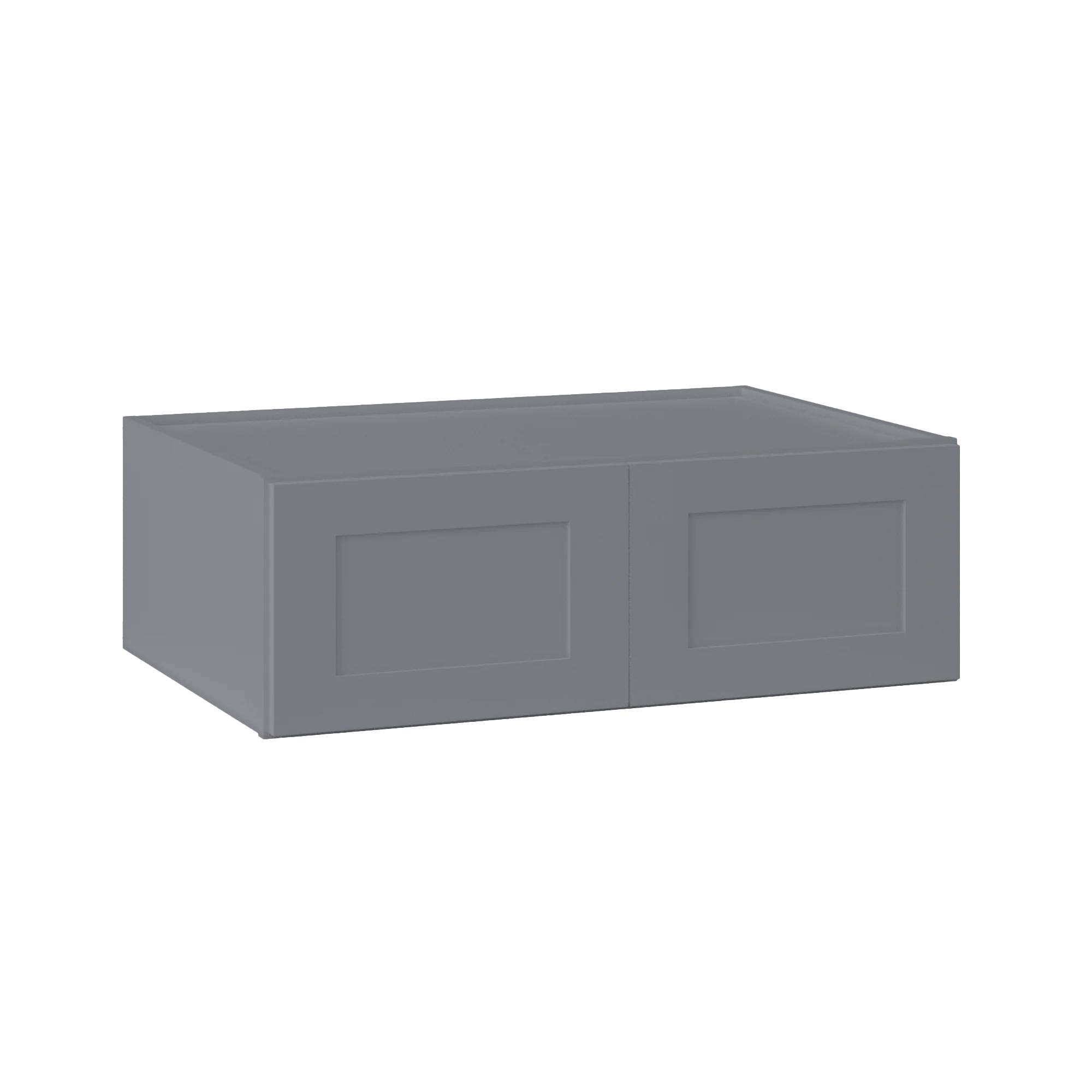 Wall Kitchen Cabinet W361224 Colonial Gray LessCare 36 in. width 12 in. height 24 in. depth - Image 3