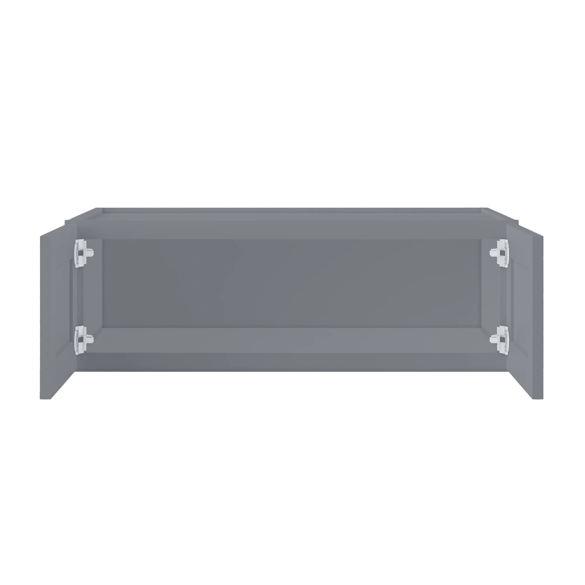 Wall Kitchen Cabinet W361224 Colonial Gray LessCare 36 in. width 12 in. height 24 in. depth - Image 5