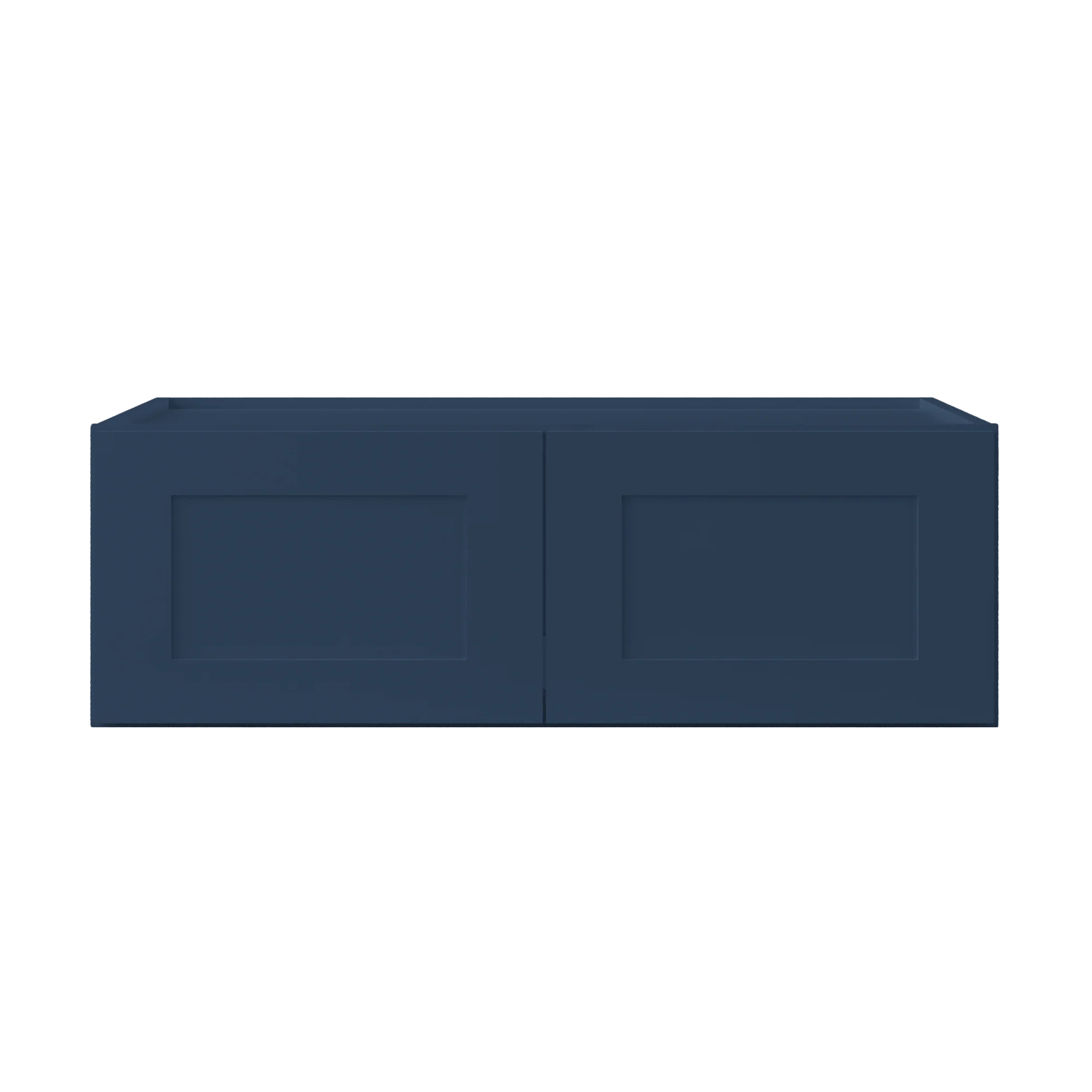 Wall Kitchen Cabinet W361224 Danbury Blue LessCare 36 in. width 12 in. height 24 in. depth - Image 3