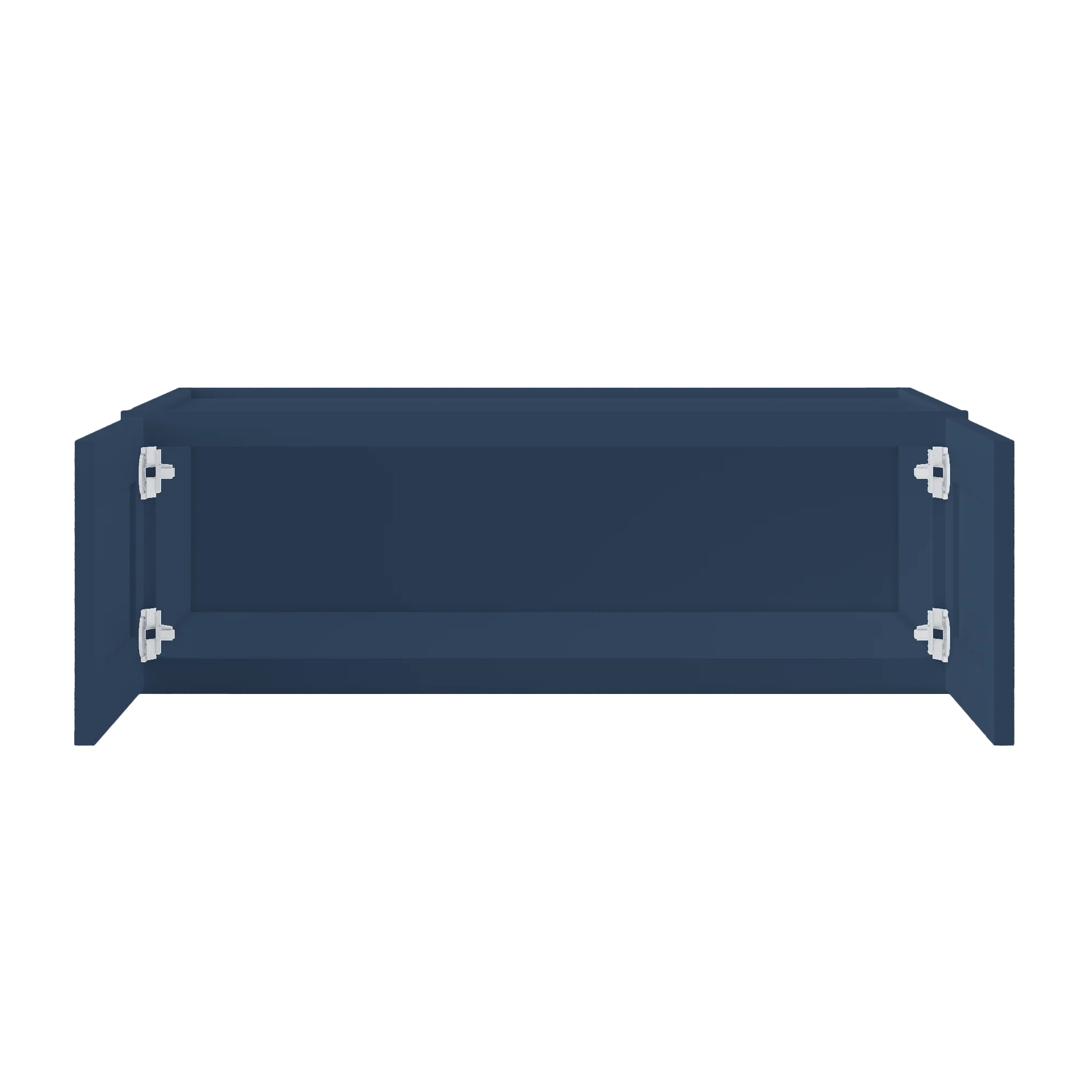 Wall Kitchen Cabinet W361224 Danbury Blue LessCare 36 in. width 12 in. height 24 in. depth - Image 5