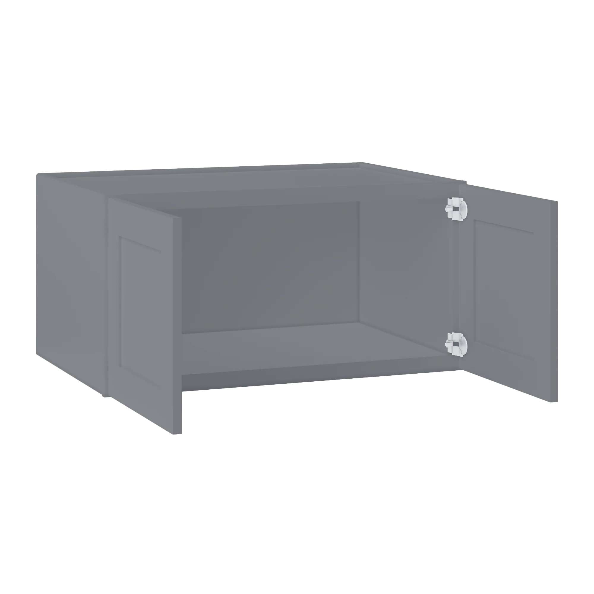 Wall Kitchen Cabinet W361824 Colonial Gray LessCare 36 in. width 18 in. height 24 in. depth - Image 4