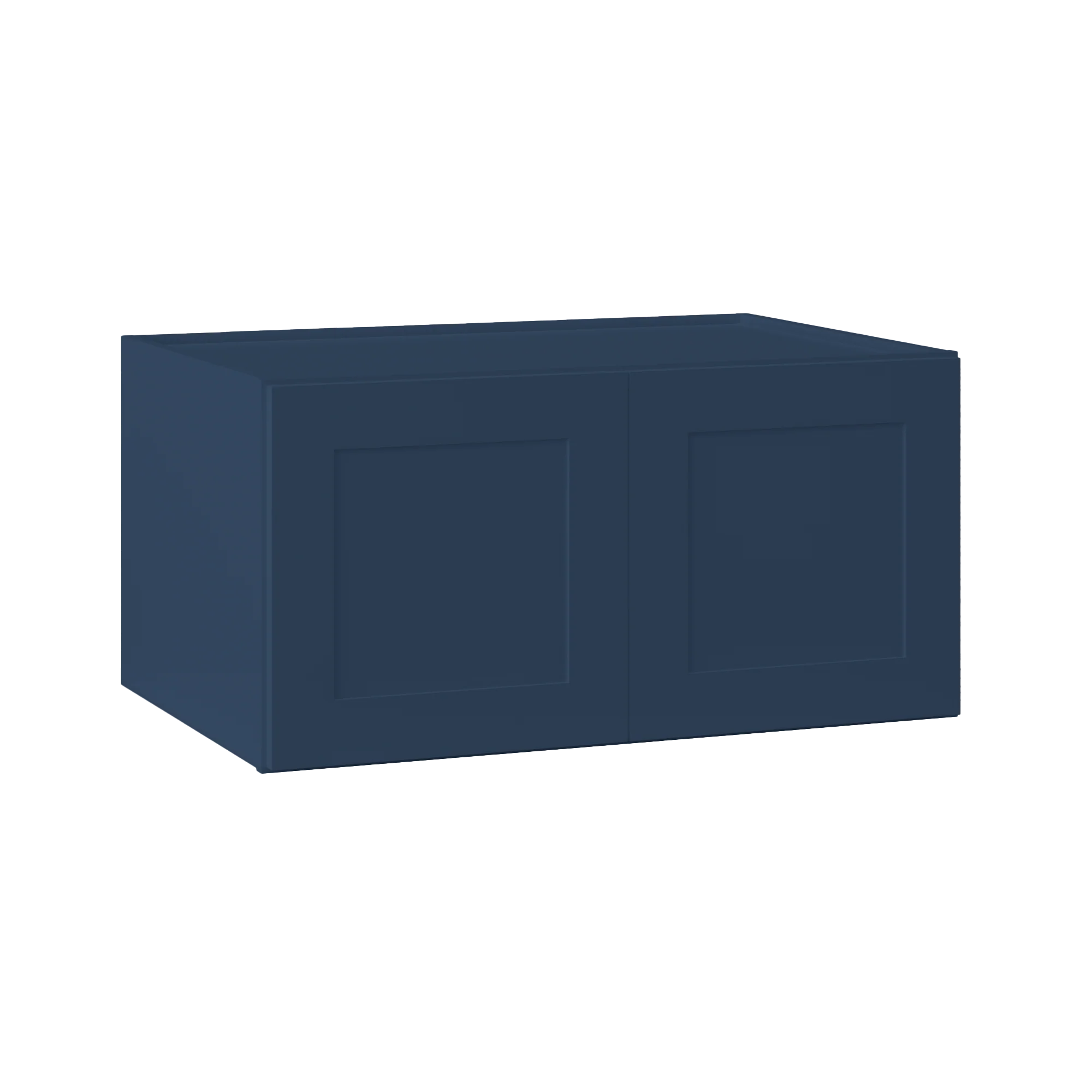 Wall Kitchen Cabinet W361824 Danbury Blue LessCare 36 in. width 18 in. height 24 in. depth - Image 2