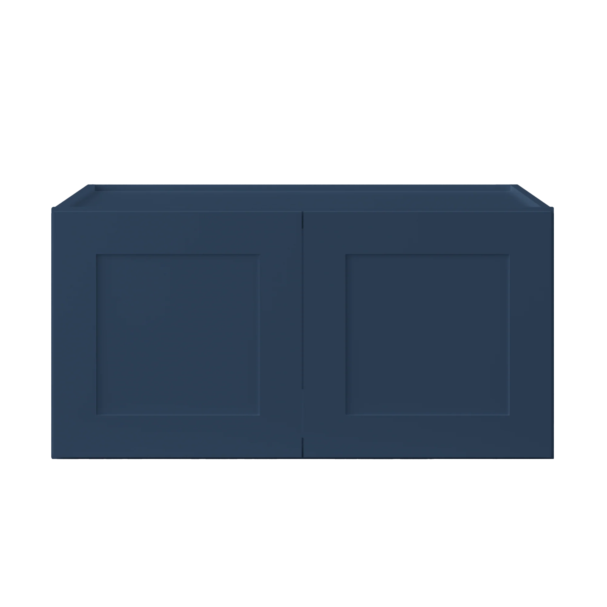 Wall Kitchen Cabinet W361824 Danbury Blue LessCare 36 in. width 18 in. height 24 in. depth - Image 3