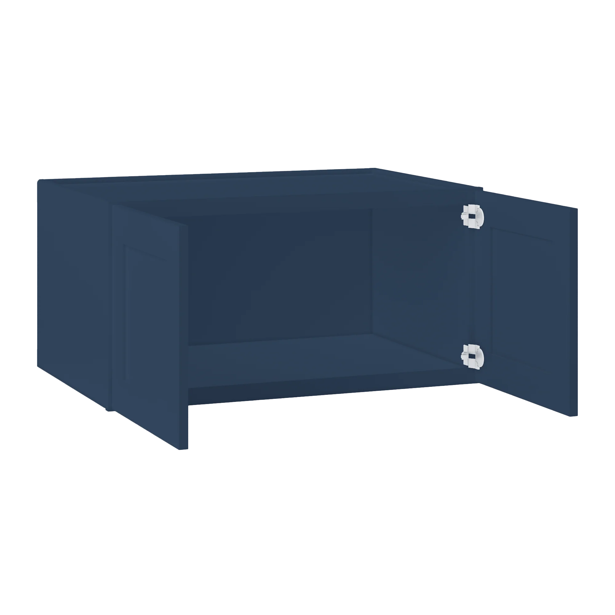 Wall Kitchen Cabinet W361824 Danbury Blue LessCare 36 in. width 18 in. height 24 in. depth - Image 4