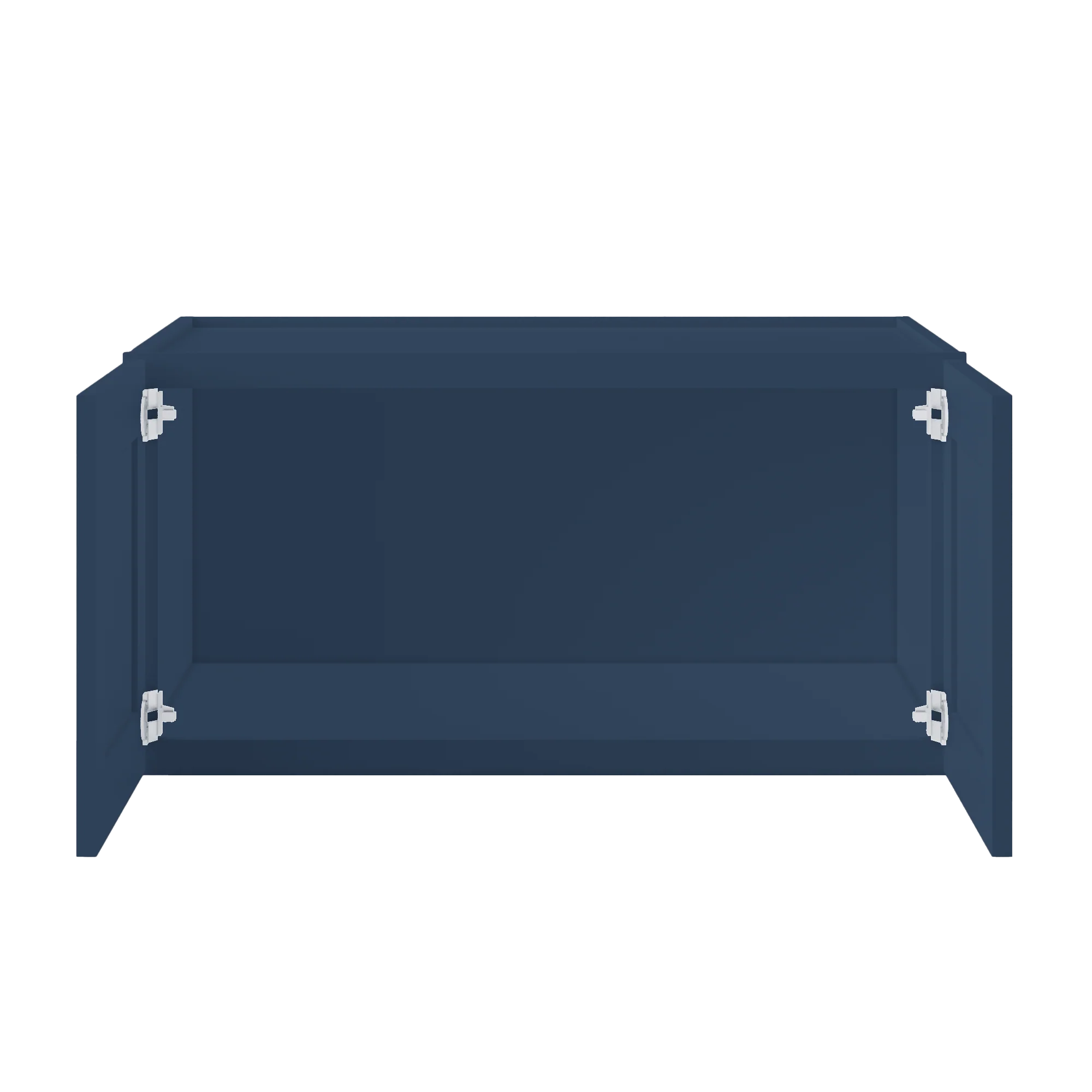 Wall Kitchen Cabinet W361824 Danbury Blue LessCare 36 in. width 18 in. height 24 in. depth - Image 5