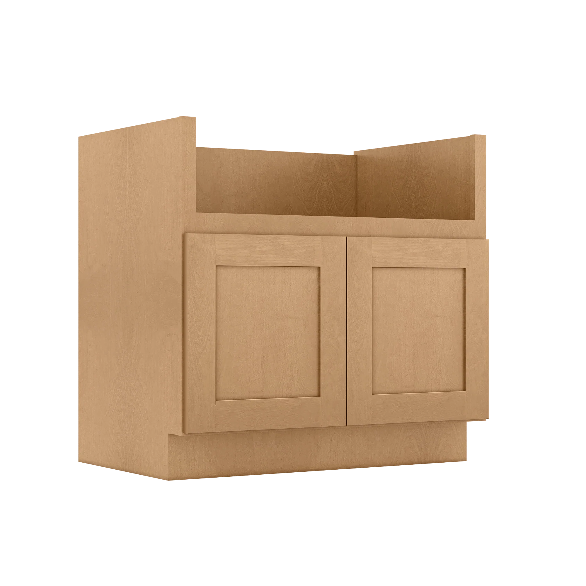 36"W Farmhouse Sink Base Cabinet - Shaker Toffee - Image 2