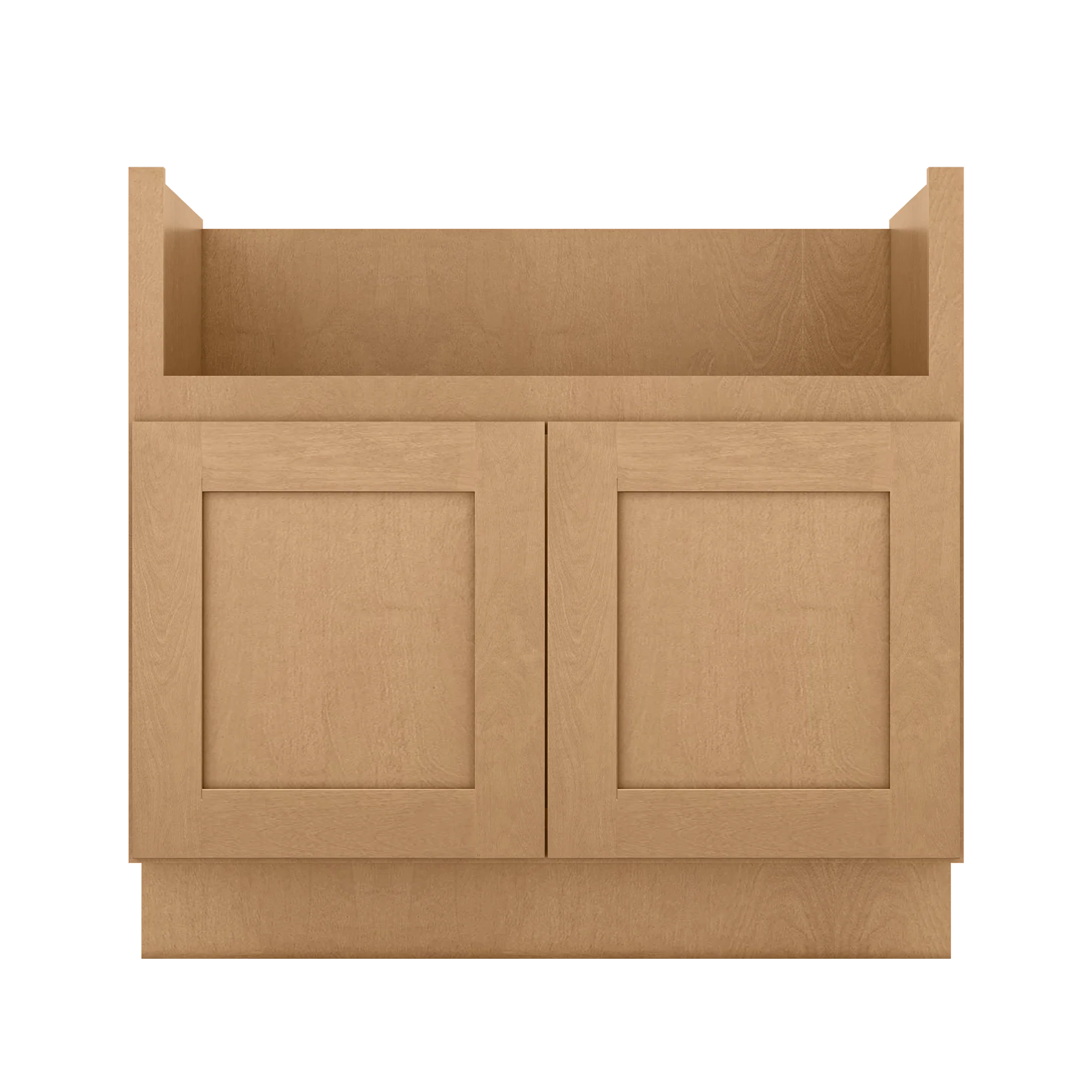36"W Farmhouse Sink Base Cabinet - Shaker Toffee - Image 3
