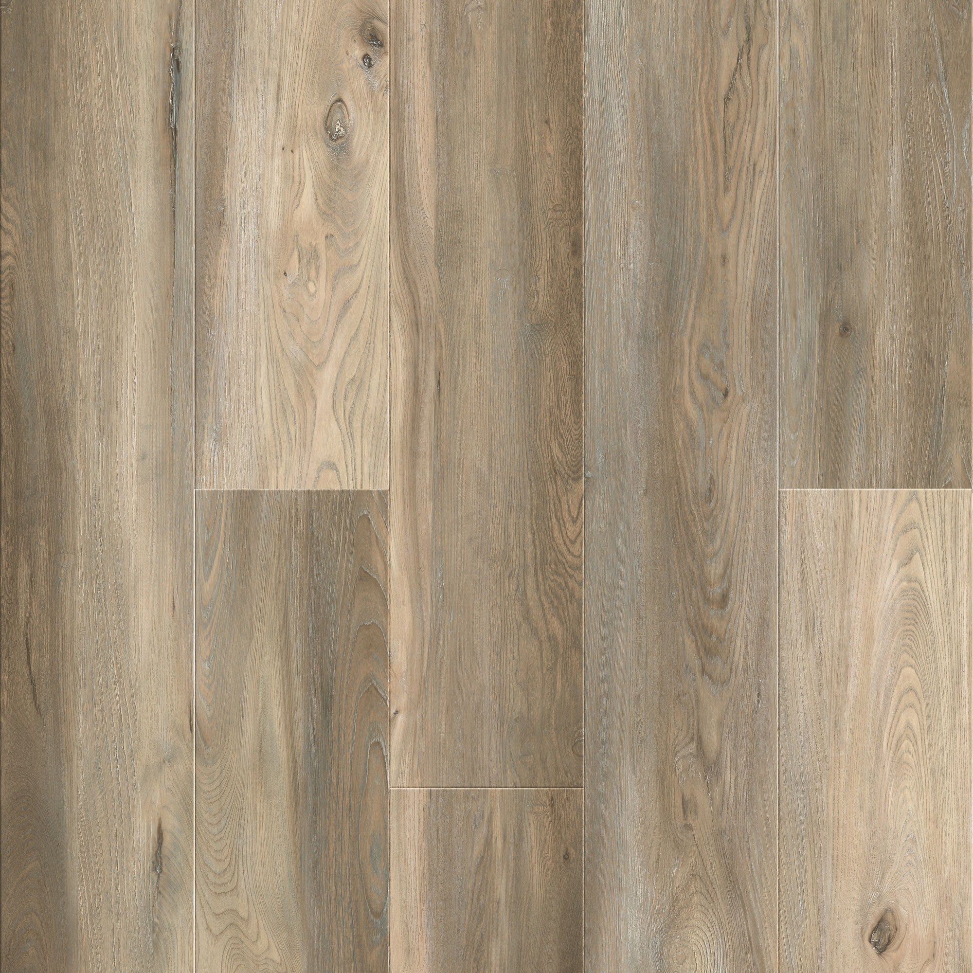 5.5 mm Panda Oak SPC Rigid Luxury Vinyl Waterproof Flooring with Padding