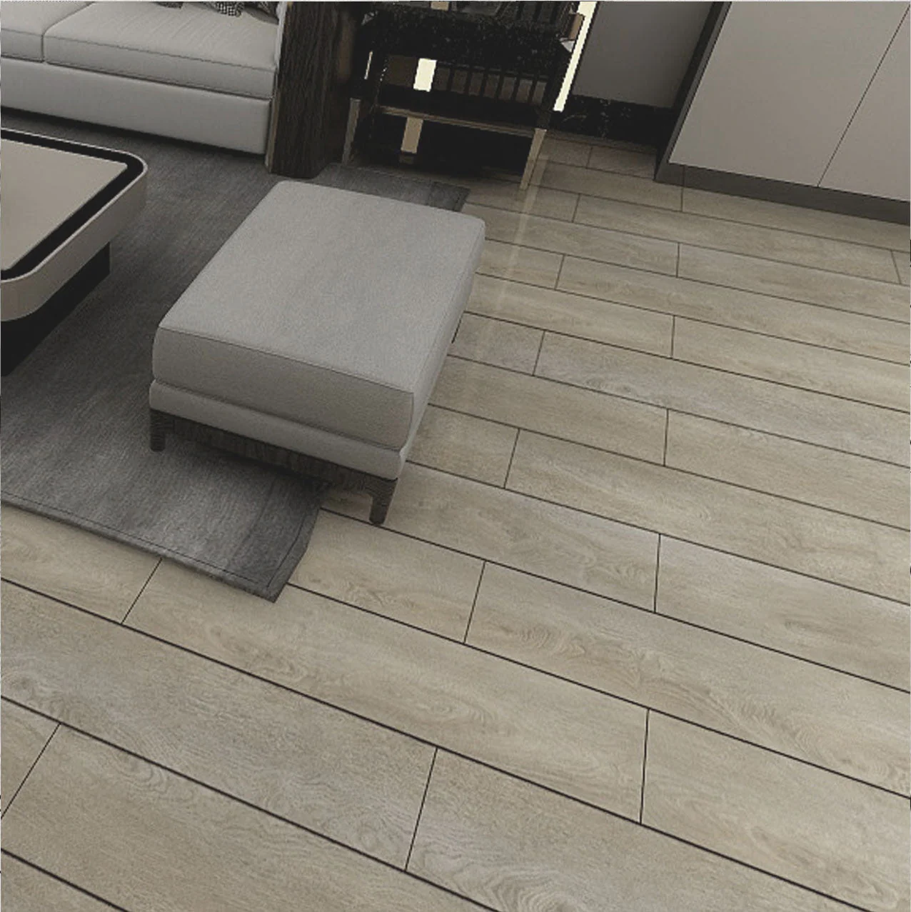 5.5 mm Stone Oak SPC Rigid Luxury Vinyl Waterproof Flooring with Padding - Image 2