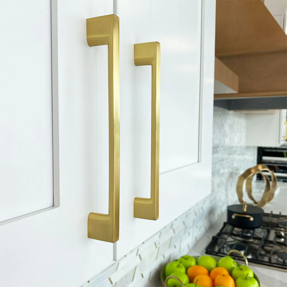 9" Gold Brushed Cabinet Pull H8372-192GB - Image 2