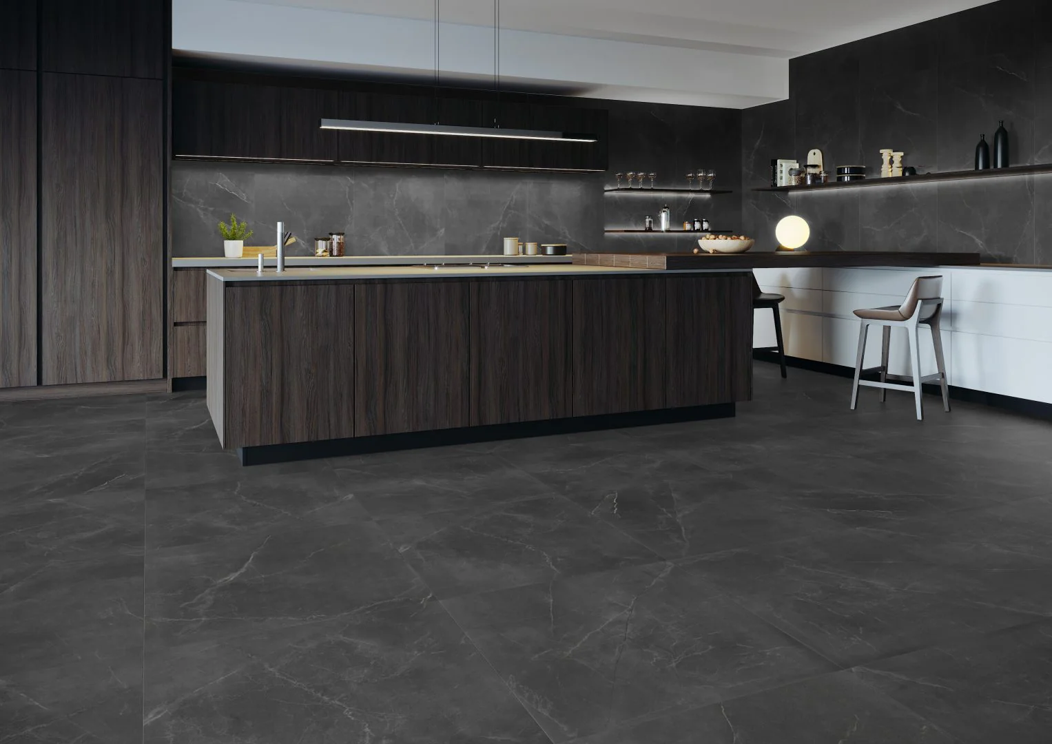 Athens Stone Steel Tile 24x24 Matt Rectified Porcelain Floor and Wall for Interior or Exterior - Image 2