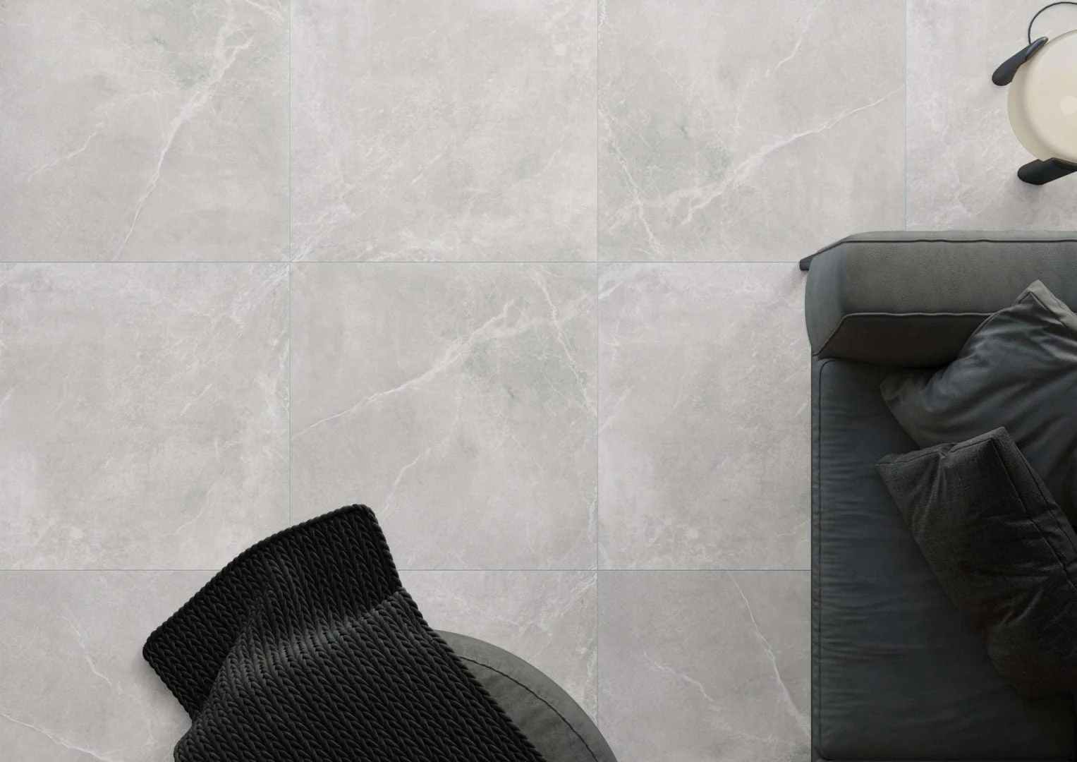 Athens Stone White Tile 24x24 Matt Rectified Porcelain Floor and Wall for Interior or Exterior - Image 3