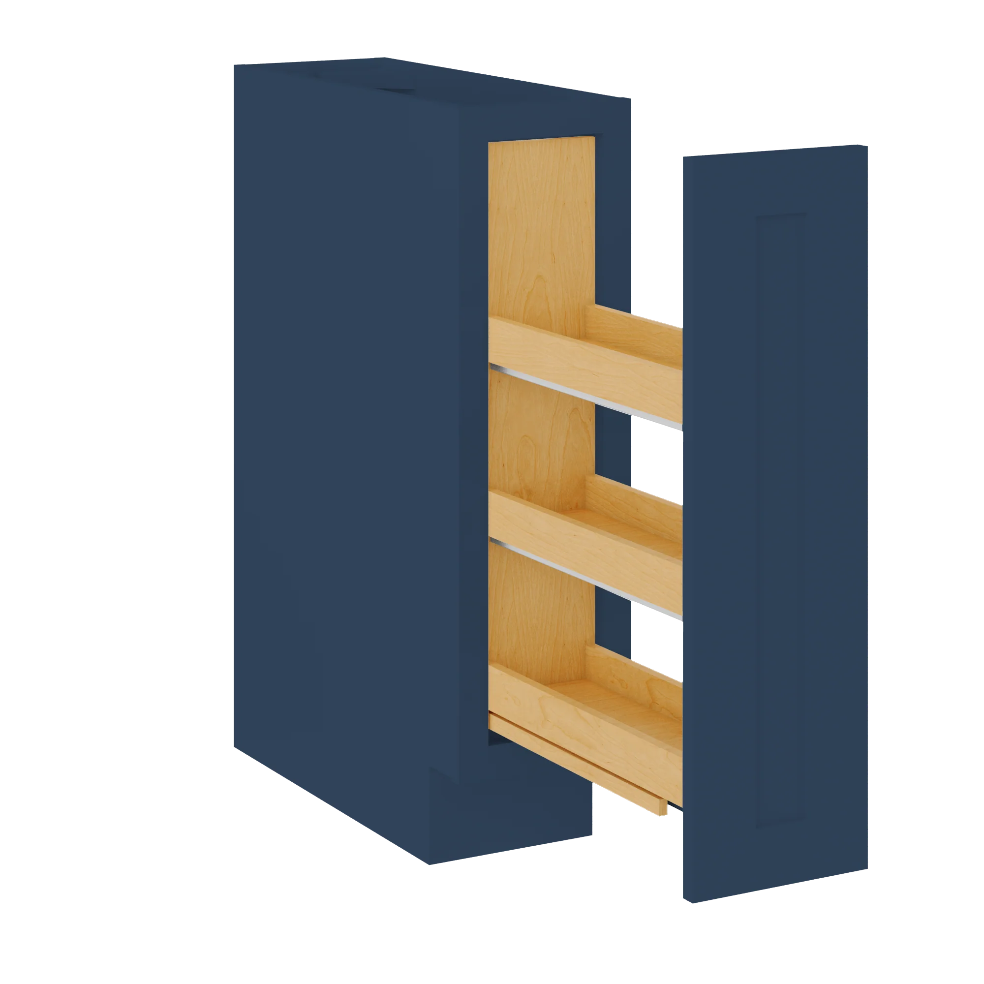 Base Kitchen Cabinet B09 Danbury Blue LessCare 9 in. width 34.5 in. height 24 in. depth - Image 4