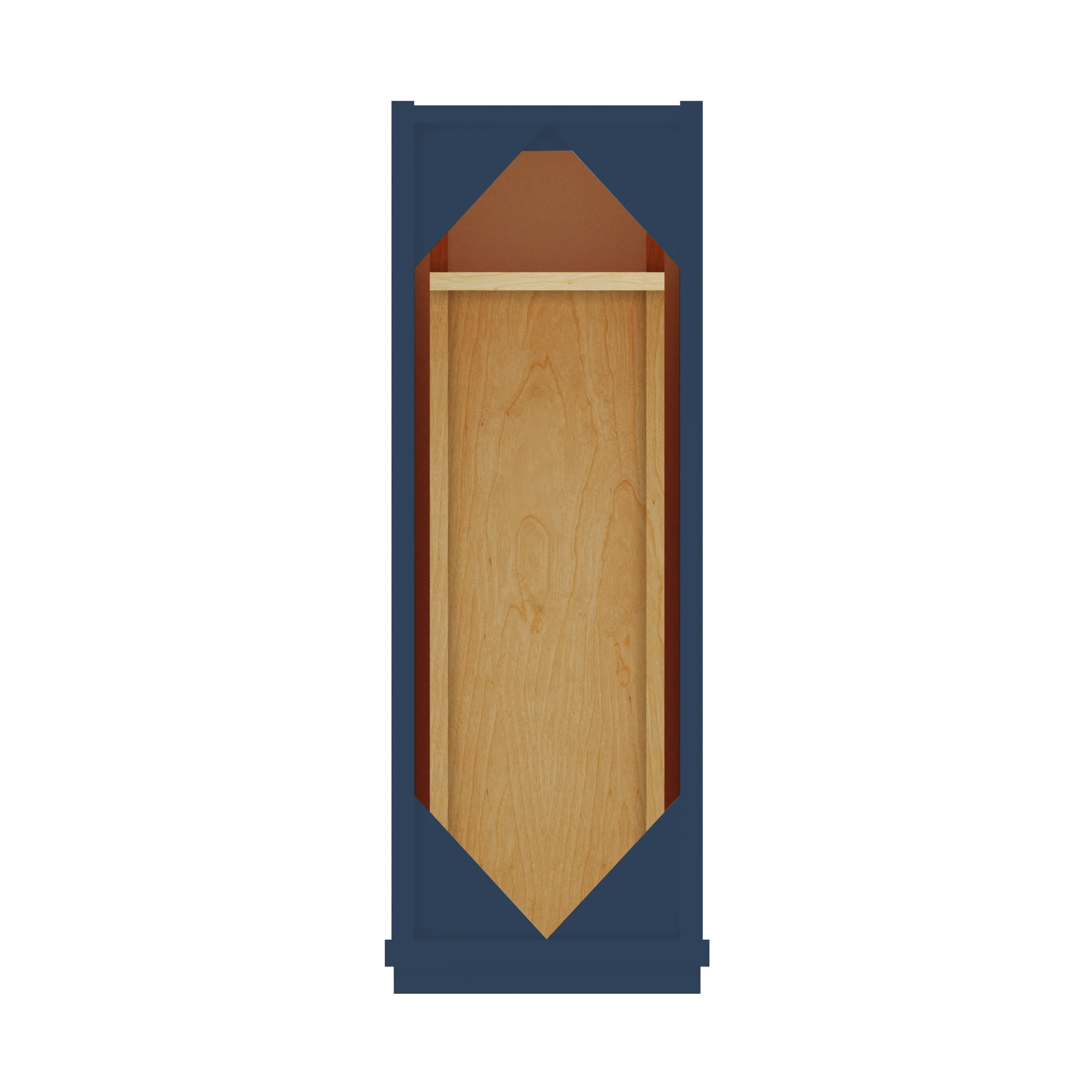 Base Kitchen Cabinet B09 Danbury Blue LessCare 9 in. width 34.5 in. height 24 in. depth - Image 6
