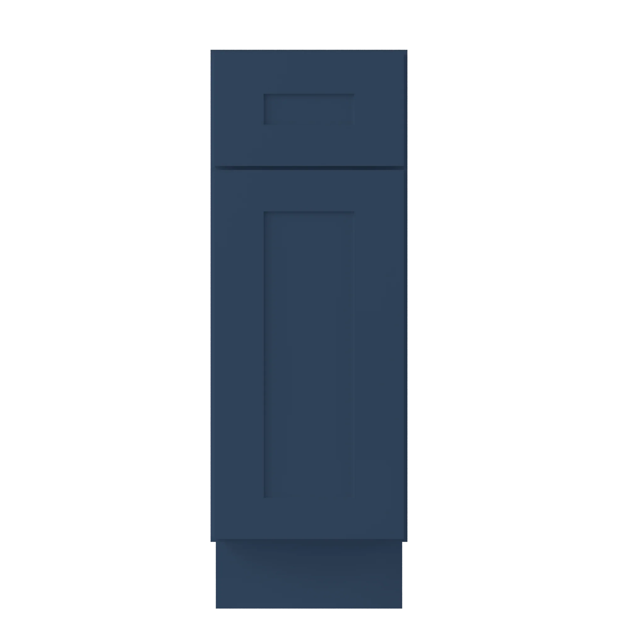 Base Kitchen Cabinet B12 Danbury Blue LessCare 12 in. width 34.5 in. height 24 in. depth - Image 3