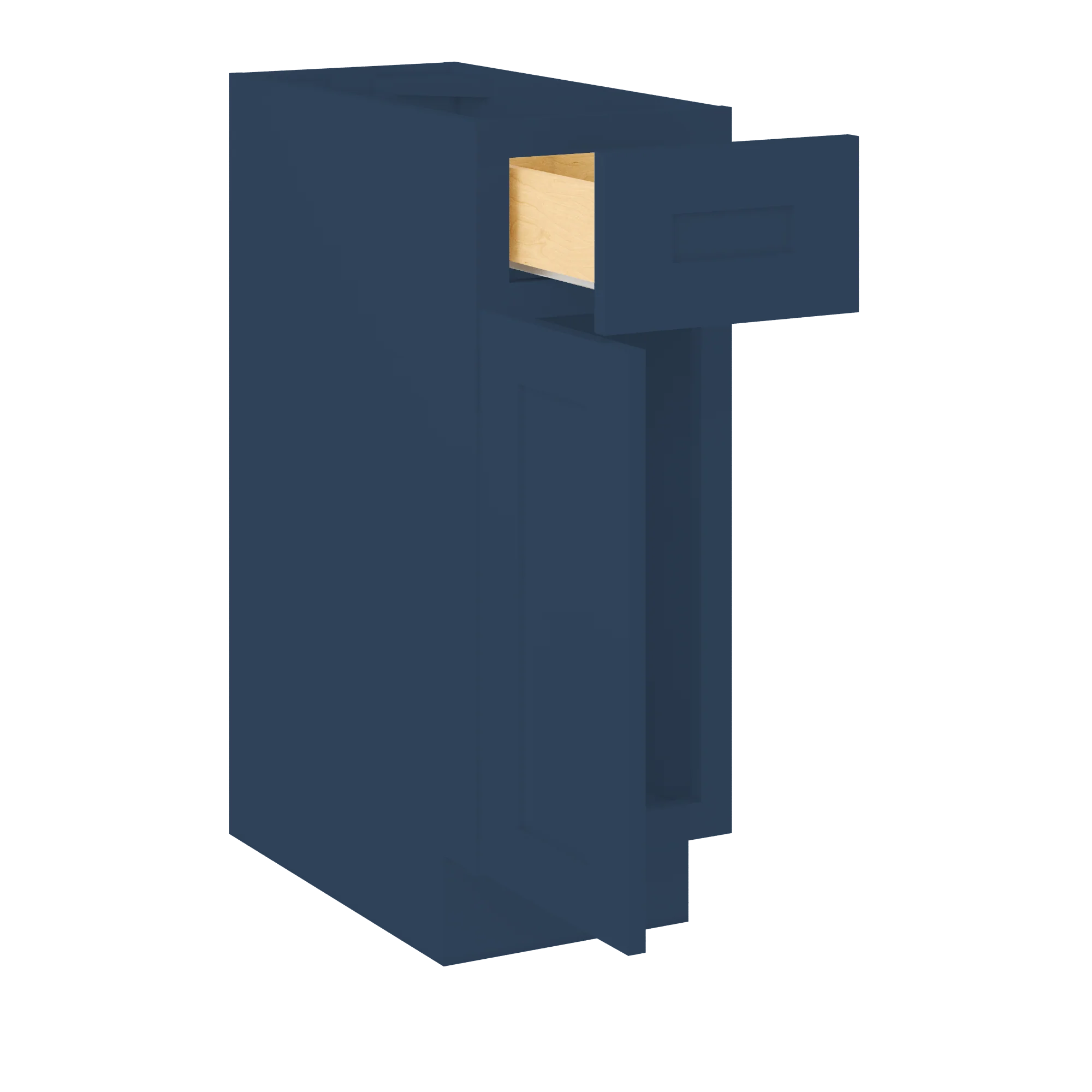 Base Kitchen Cabinet B12 Danbury Blue LessCare 12 in. width 34.5 in. height 24 in. depth - Image 4