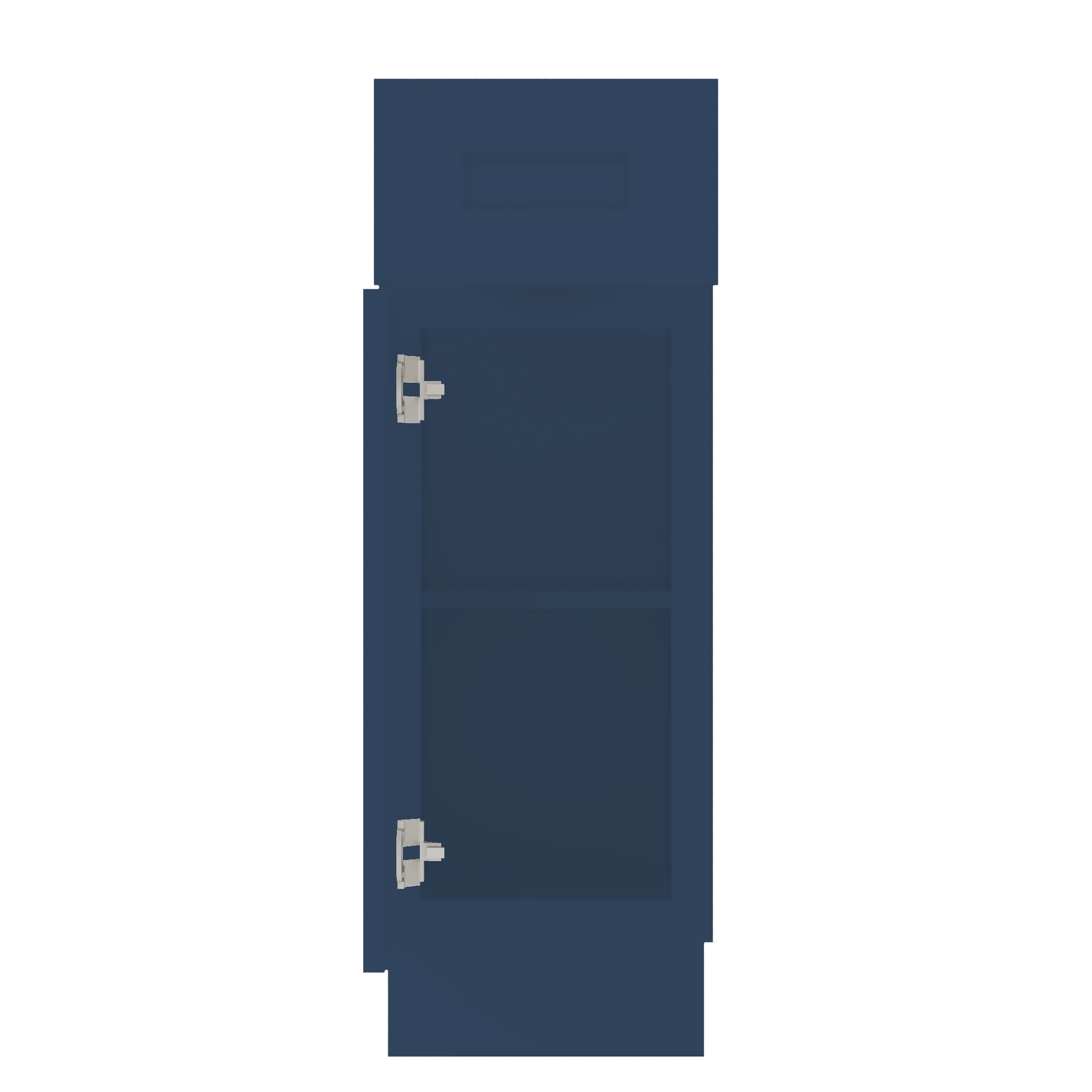 Base Kitchen Cabinet B12 Danbury Blue LessCare 12 in. width 34.5 in. height 24 in. depth - Image 5