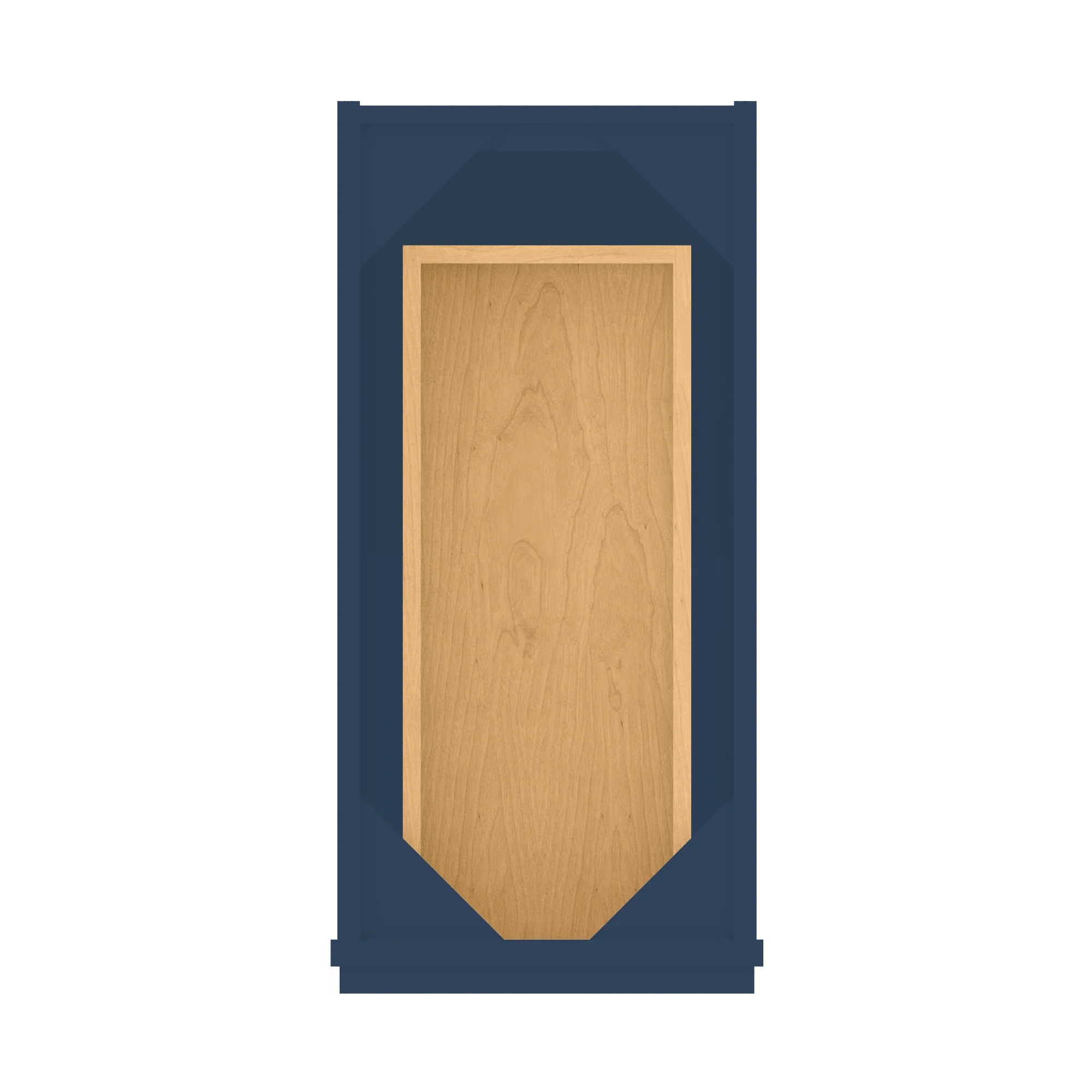 Base Kitchen Cabinet B12 Danbury Blue LessCare 12 in. width 34.5 in. height 24 in. depth - Image 6
